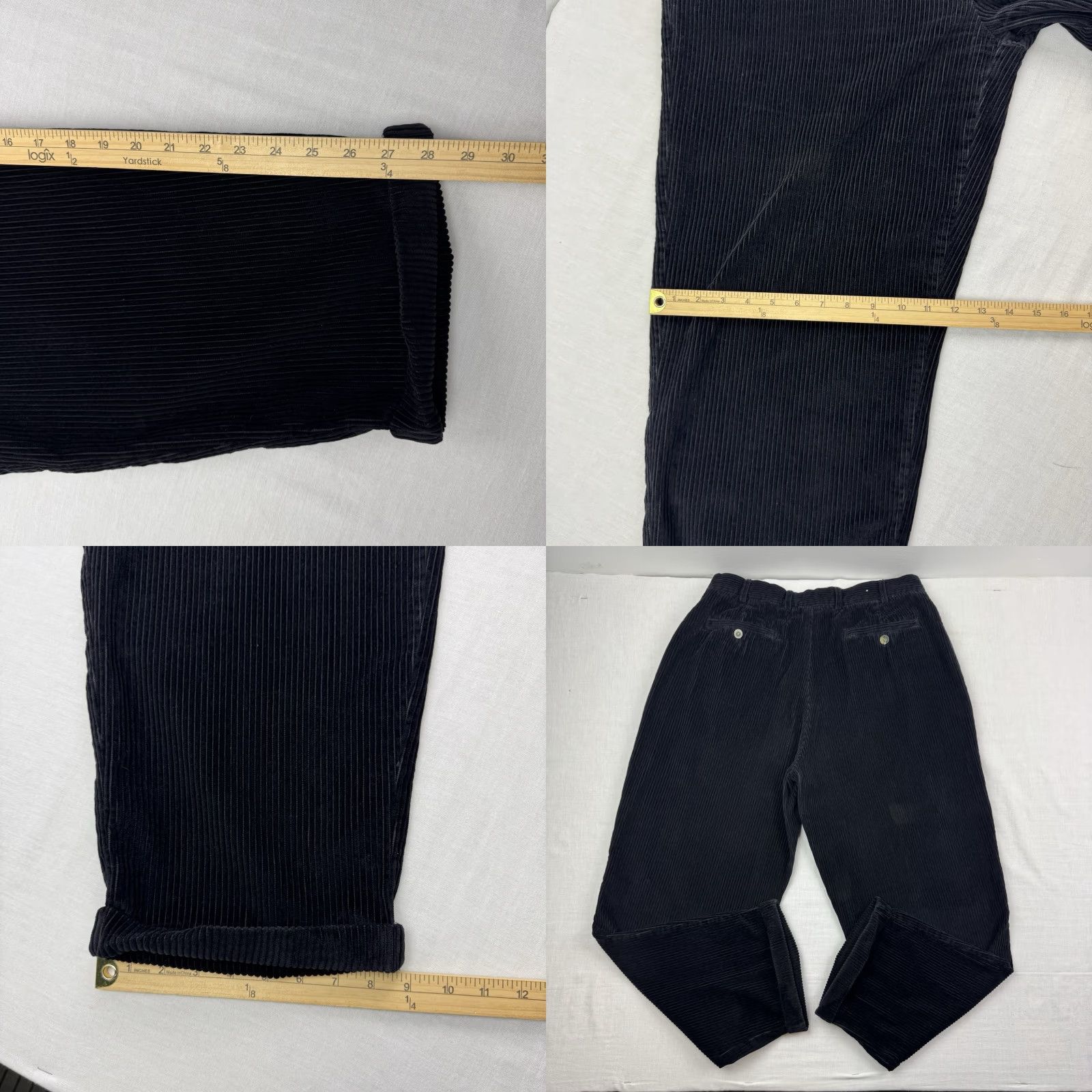 Vintage VINTAGE Jab Corduroy Pants Men Regular 36 Inseam 30 Black Baggy Relaxed 90s Hipster Y2K Punk Jacket? Size US 36 / EU 52 - 8 Thumbnail