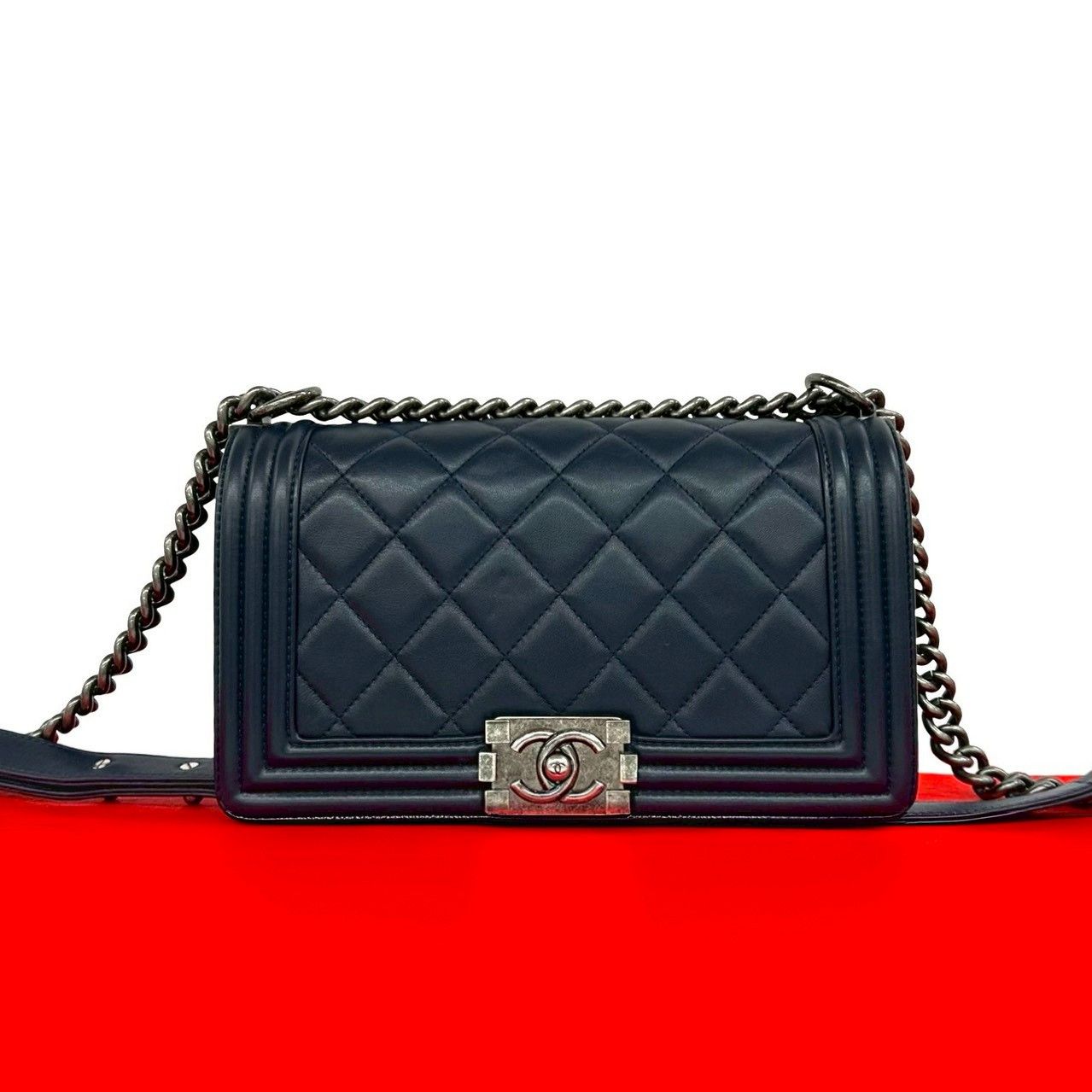 Chanel Chanel Chanel Boy Chanel Leather Shoulder Bag Leather Shoulder Bag DUTY FREE for USA Size ONE SIZE - 1 Thumbnail