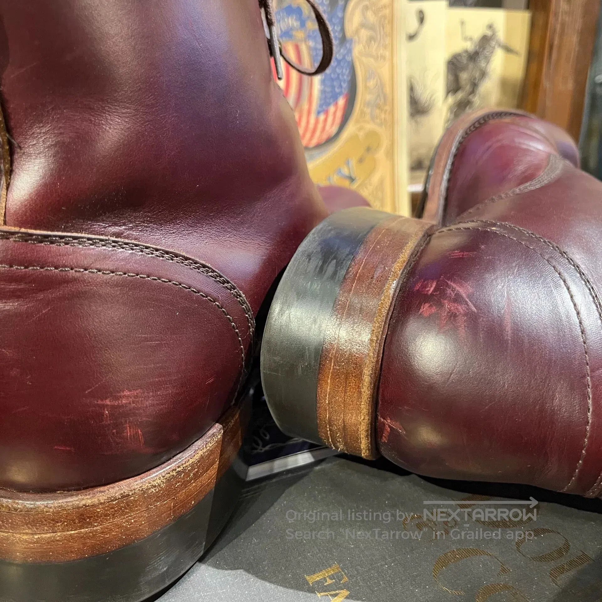 JULIEN DAVID cherry red combat boots by julian. Size US 9.5 / EU 42-43 - 7 Thumbnail