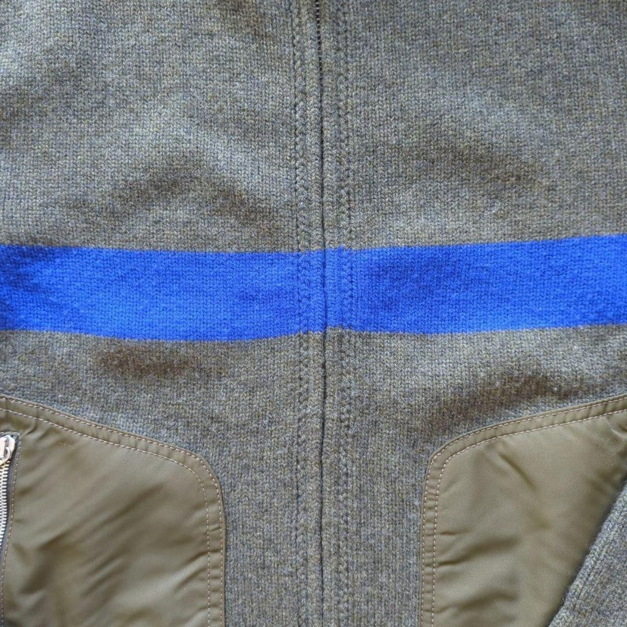 Drome DROMe 'Archive Style' Grey, Khaki & Cobalt Hoodie Size US S / EU 44-46 / 1 - 3 Thumbnail