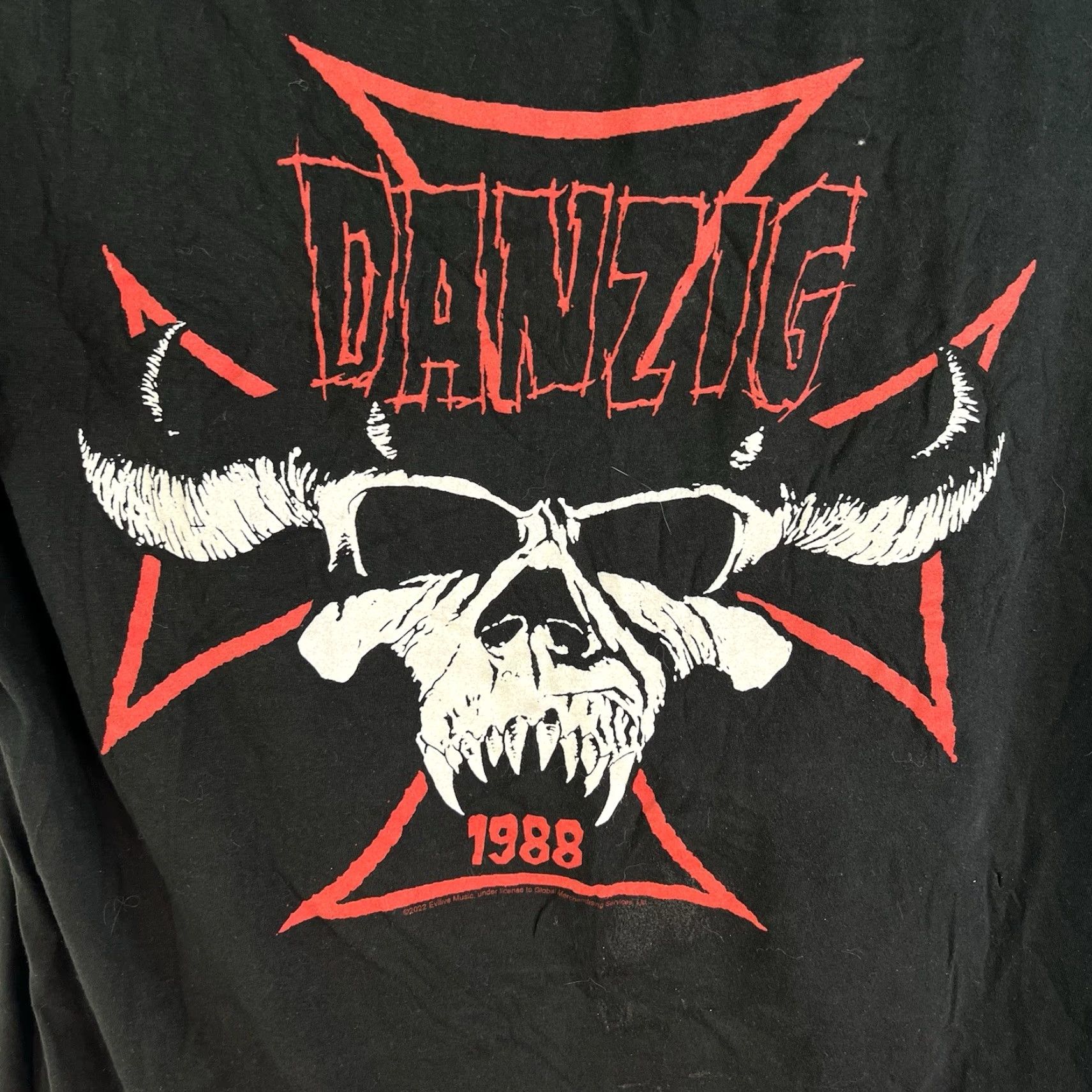 Vintage VINTAGE Danzig Revolver 2022 Concert US Tour T-Shirt Mens XL Black Rock Music Band Graphic Print Size US XL / EU 56 / 4 - 2 Thumbnail