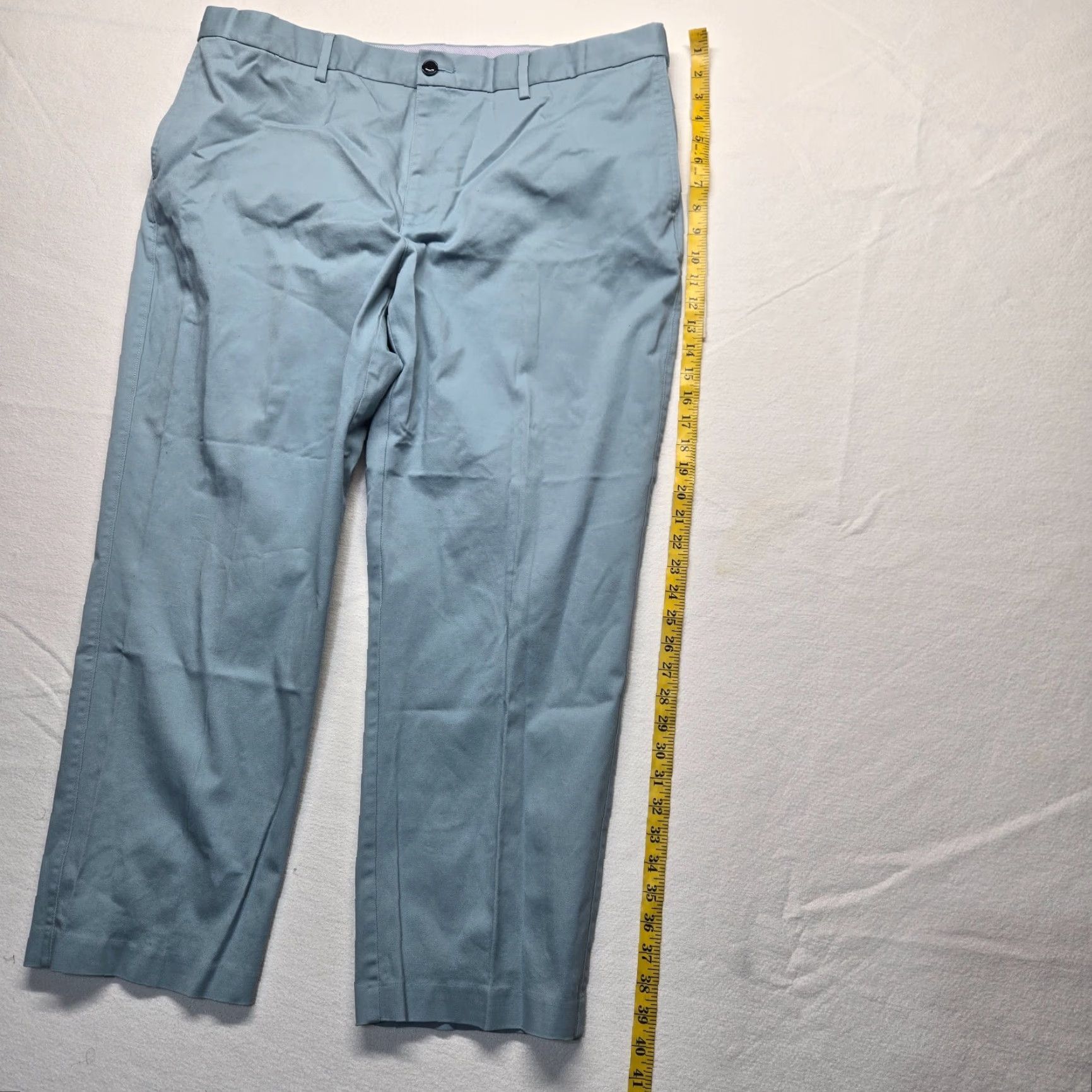 Savane Savane Dress Pants Flat Front Blue 40 Men's 29 Inseam Regular Straight Pants Men's Dress Reduces? Size US 40 / EU 56 - 7 Thumbnail