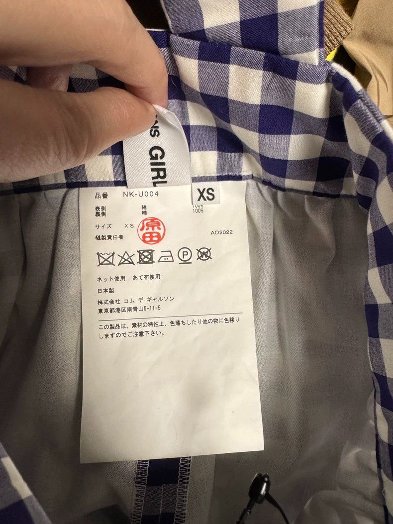 Comme des Garcons Comme Des Garcons size XS Blue checked suspenders Size 24" / US 00 / IT 34 - 5 Thumbnail