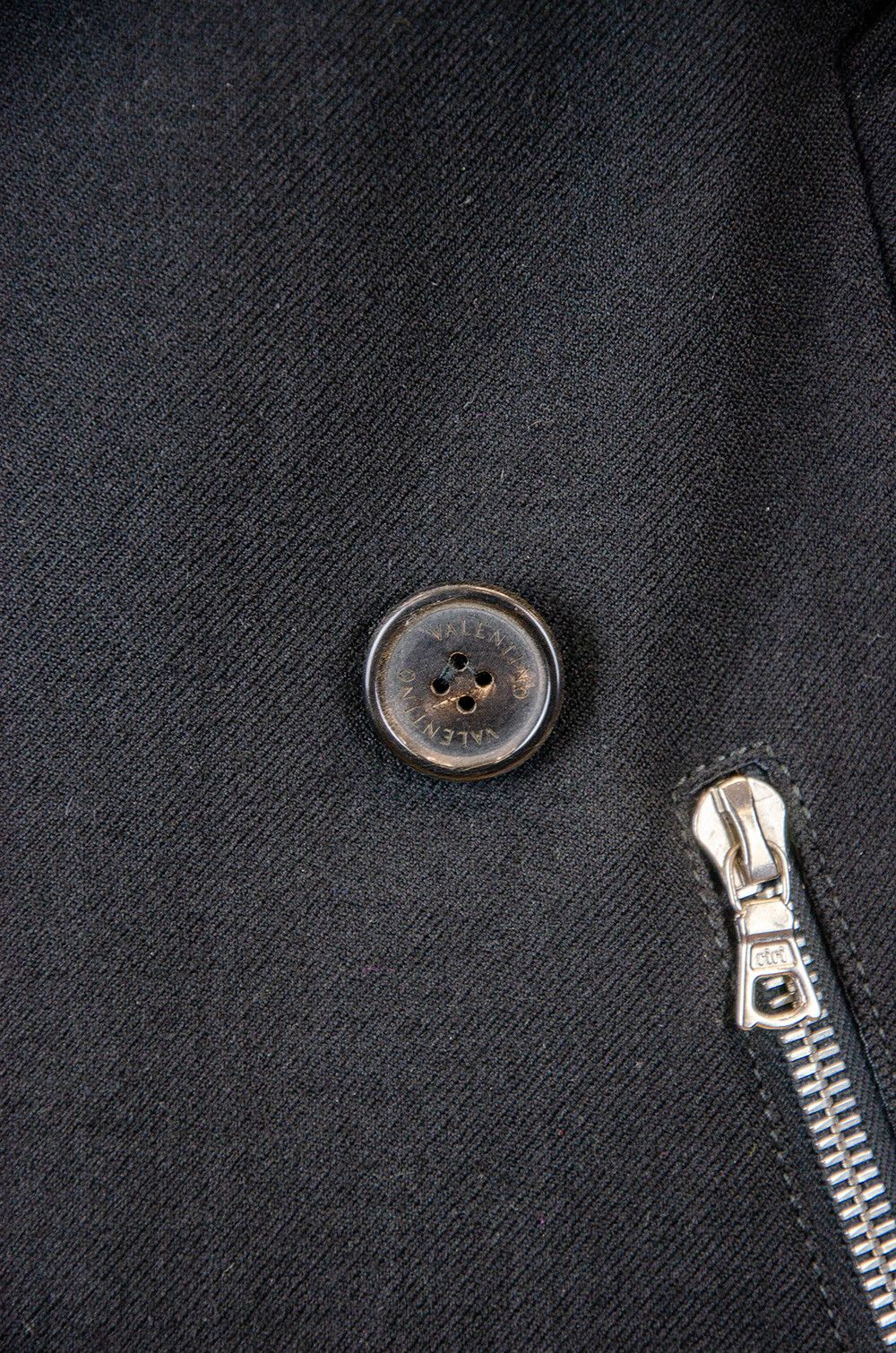 Valentino Valentino Double Breasted Wool Overcoat Black IT54 Size US L / EU 52-54 / 3 - 9 Thumbnail