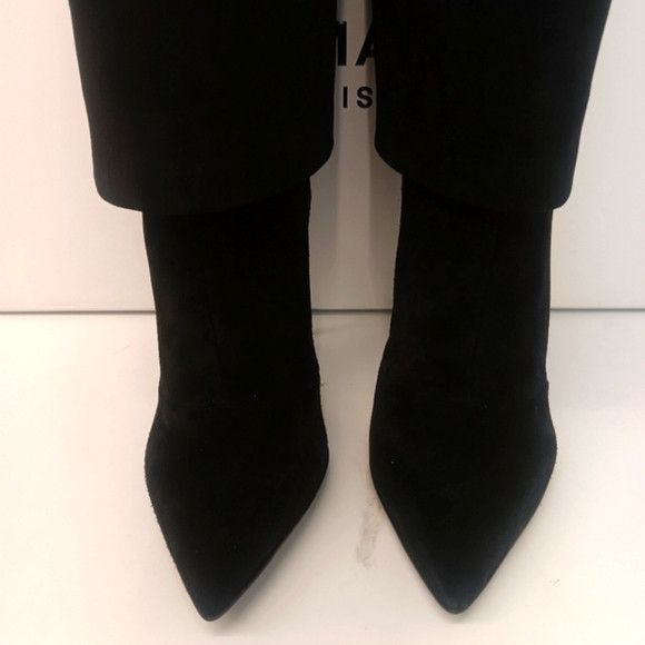 Balmain Balmain Arielle Black Suede Knee High Boots - EU36/US6 Size US 6 / IT 36 - 6 Thumbnail