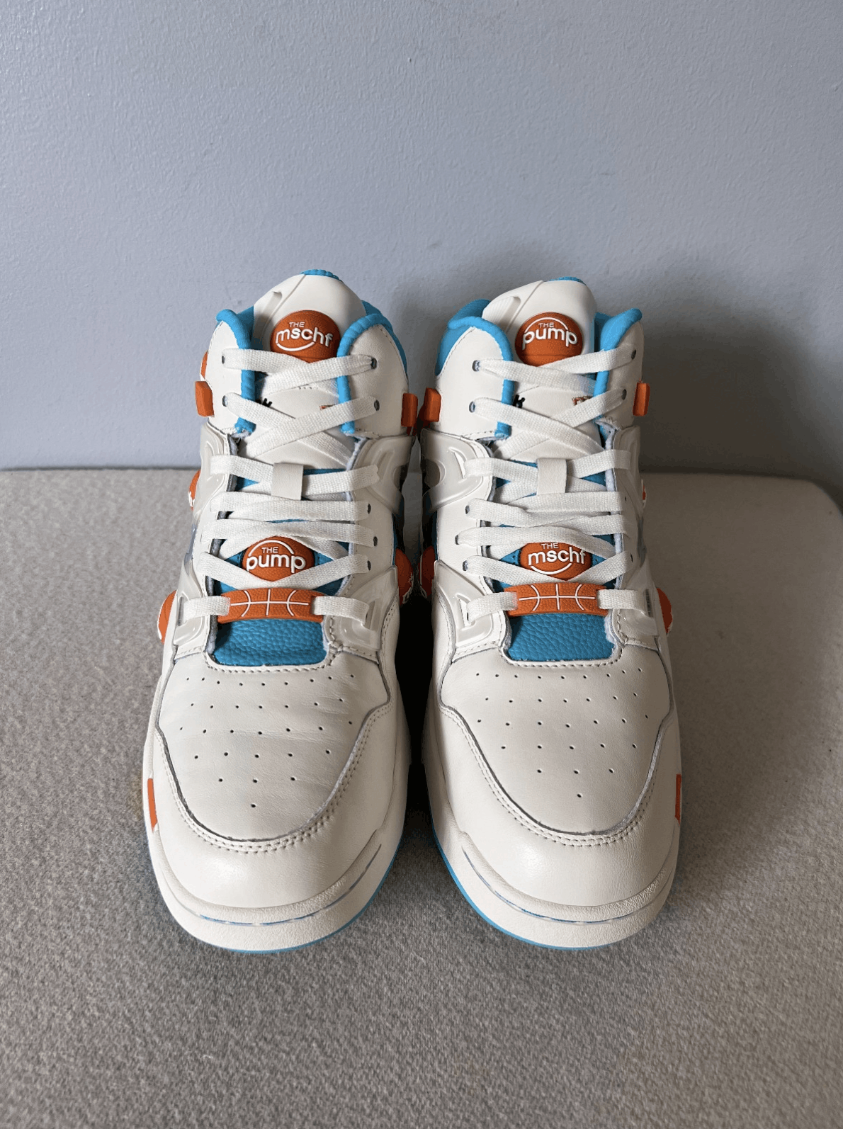 Reebok MSCHF Reebok Omni Zone IX in White Blue Size US 8 / EU 41 - 4 Thumbnail