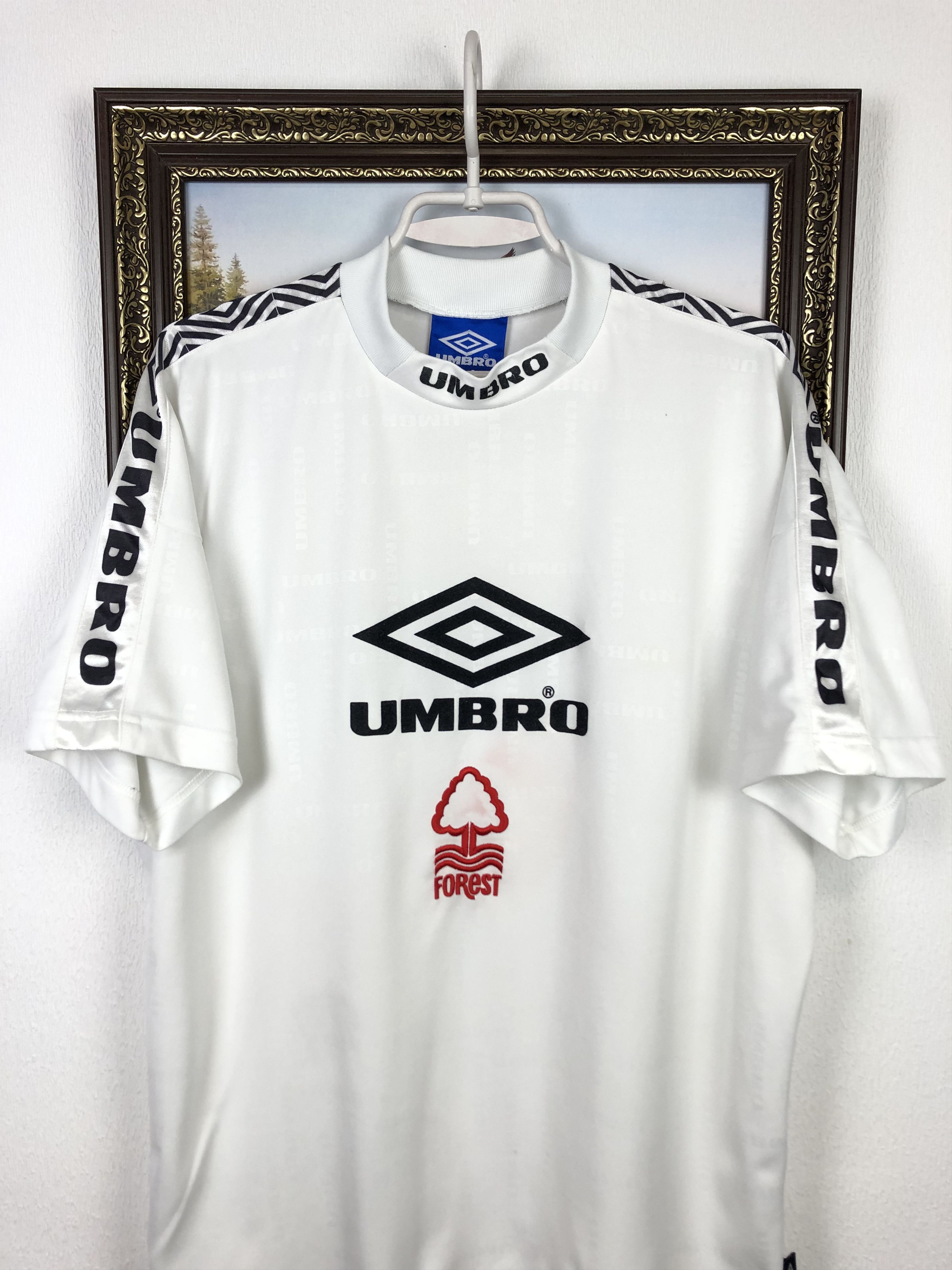 Umbro Vintage Nottingham Forest Football Train Shirt Soccer Tee Size US M / EU 48-50 / 2 - 2 Thumbnail