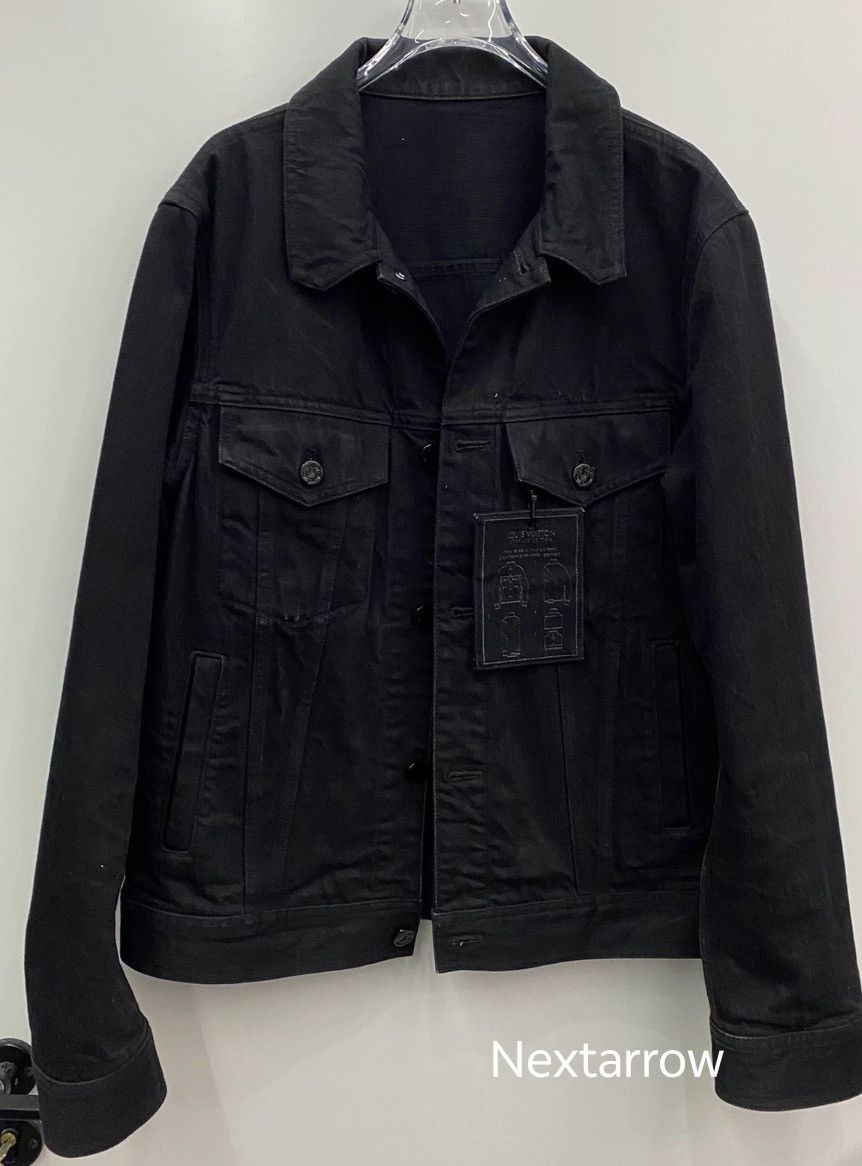 Louis Vuitton Louis Vuitton Black DNA Tag Denim Jacket 2412-Nextarrow Size US M / EU 48-50 / 2 - 1 Thumbnail