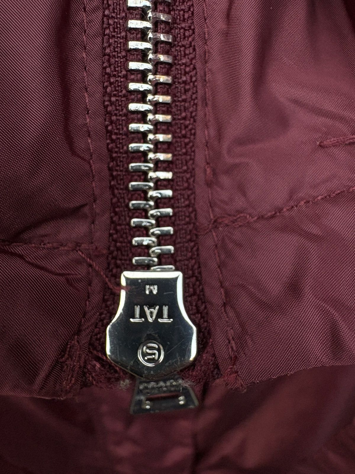 Prada Prada Burgundy Nylon Hoodie Jacket Size S / US 4 / IT 40 - 9 Thumbnail
