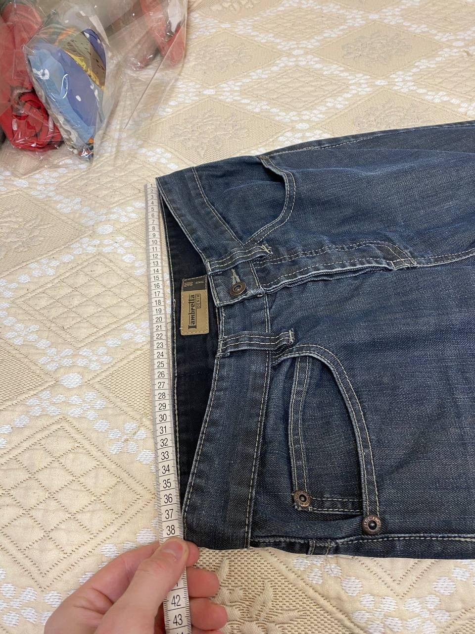 Lambretta 🔥 Lambretta Vintage Baggy Jeans Big Logo Drill Streetwear Size US 30 / EU 46 - 10 Thumbnail