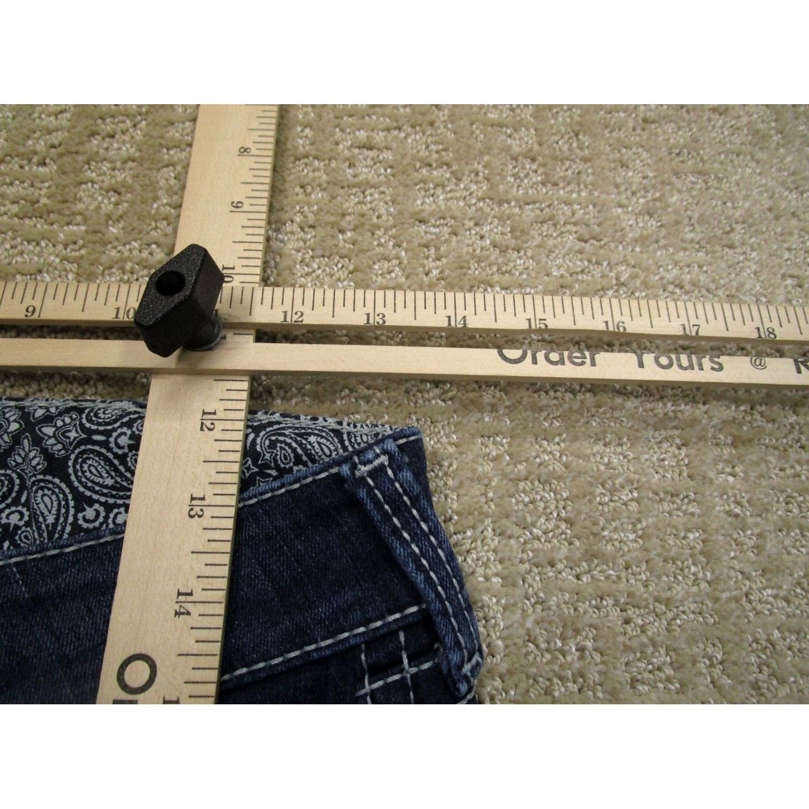 Ariat Ariat Jeans Women 27P Blue Low Rise Bootcut Petite Western Pants Dark Wash Logo Denim Classic Bootscut Jeans Womens Size 27" / US 4 / IT 40 - 5 Thumbnail