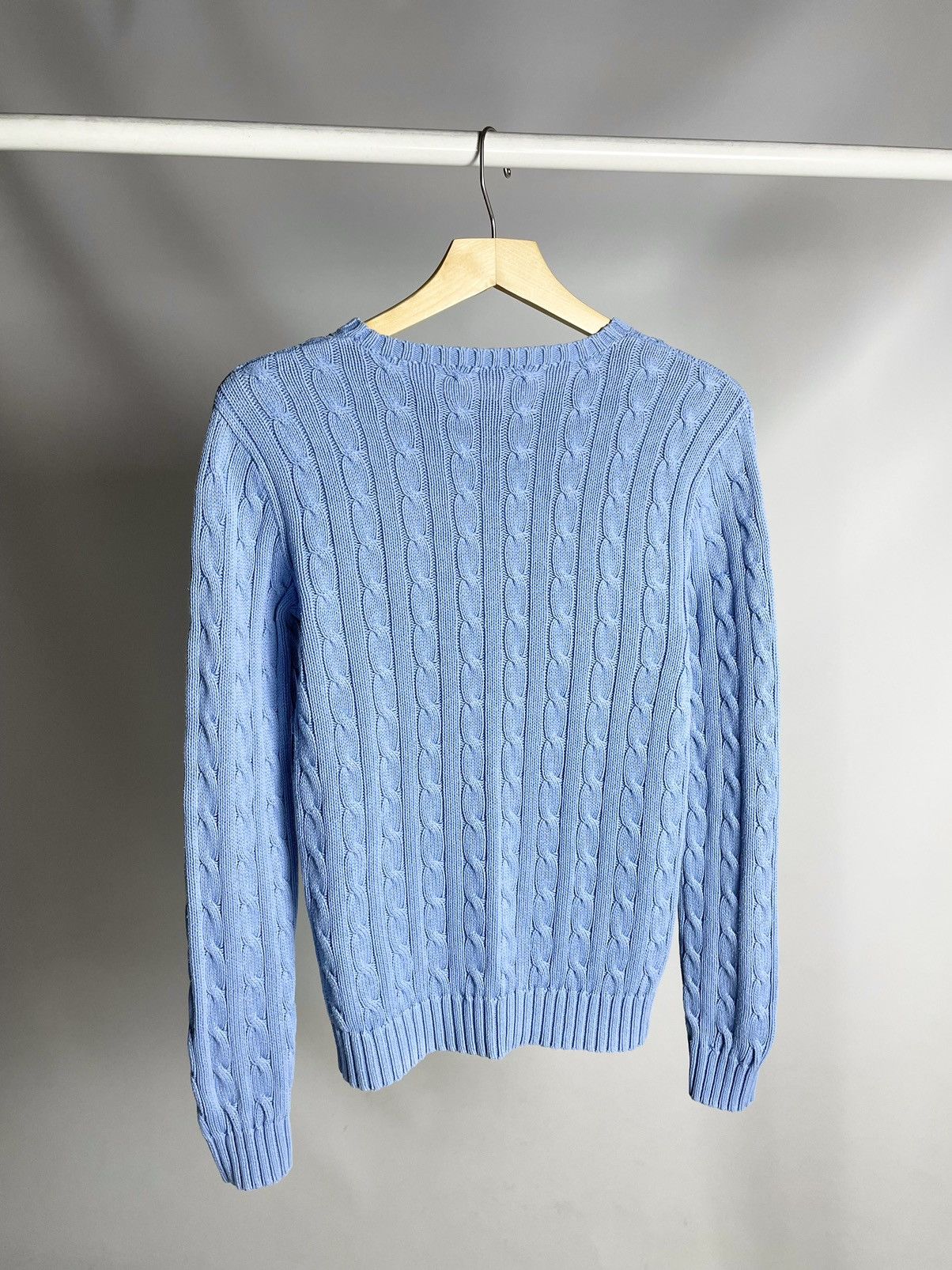 Chaps Ralph Lauren × Polo Ralph Lauren × Ralph Lauren VINTAGE🐬 Polo Ralph Lauren Blue Knitted Sweater Sport Chaps Size US M / EU 48-50 / 2 - 7 Thumbnail