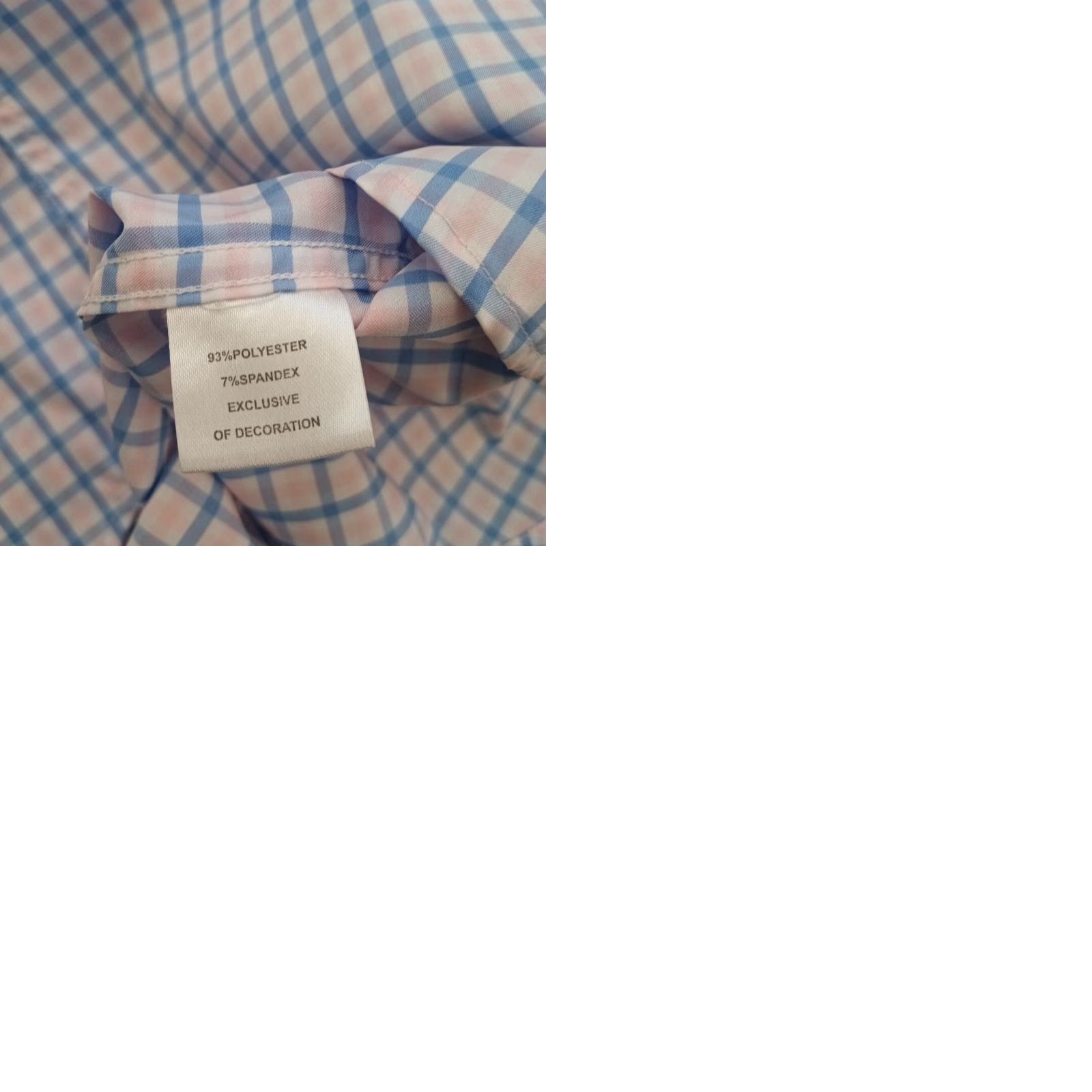 Tailorbyrd TAILORBYRD Shirt Mens Small Pink Blue Plaid Long Sleeve Button-Down Performance Size US S / EU 44-46 / 1 - 9 Thumbnail