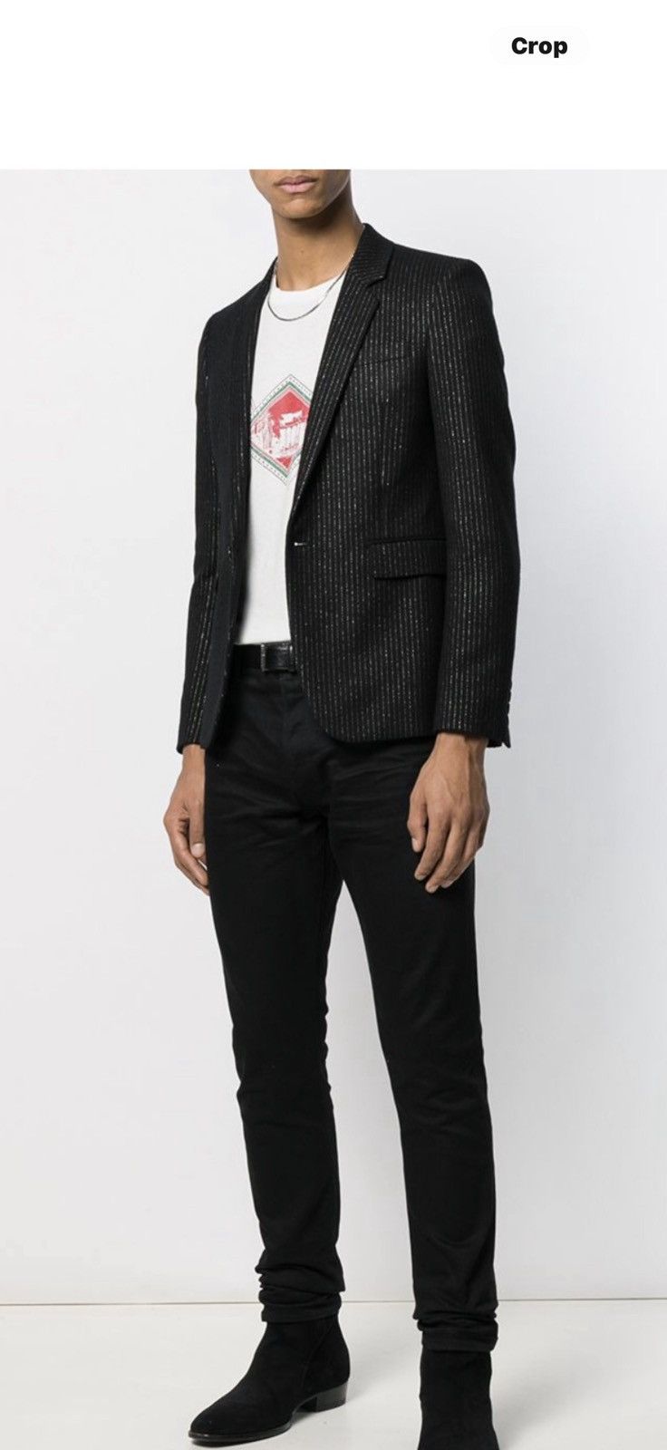 Saint Laurent Paris Saint Laurent mens gold stripes suit. 54/44. $4400 Size 44R - 1 Thumbnail