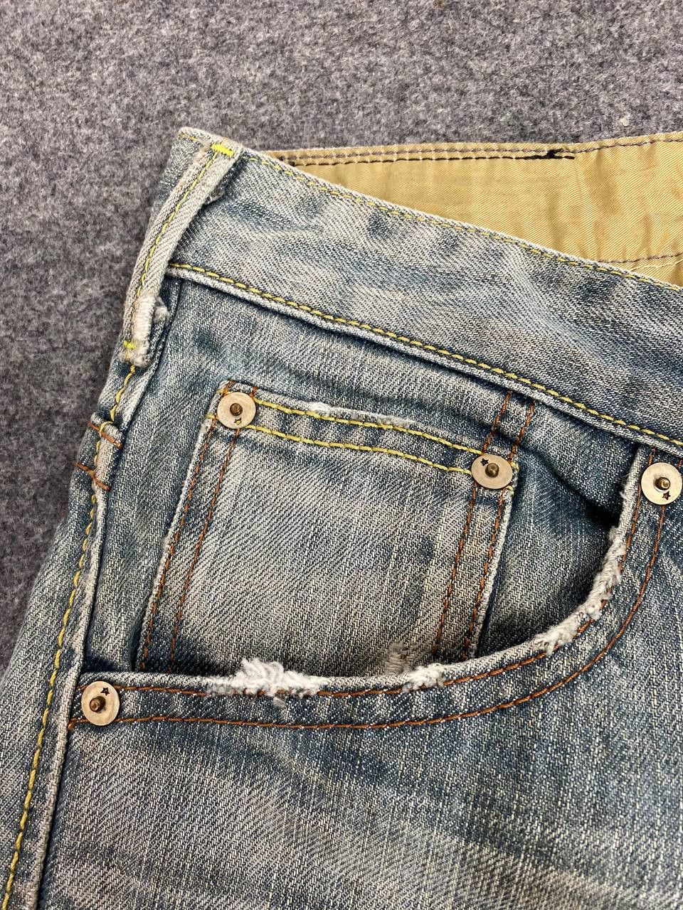 Levi's vintage levis black star distressed denim Size US 32 / EU 48 - 10 Thumbnail