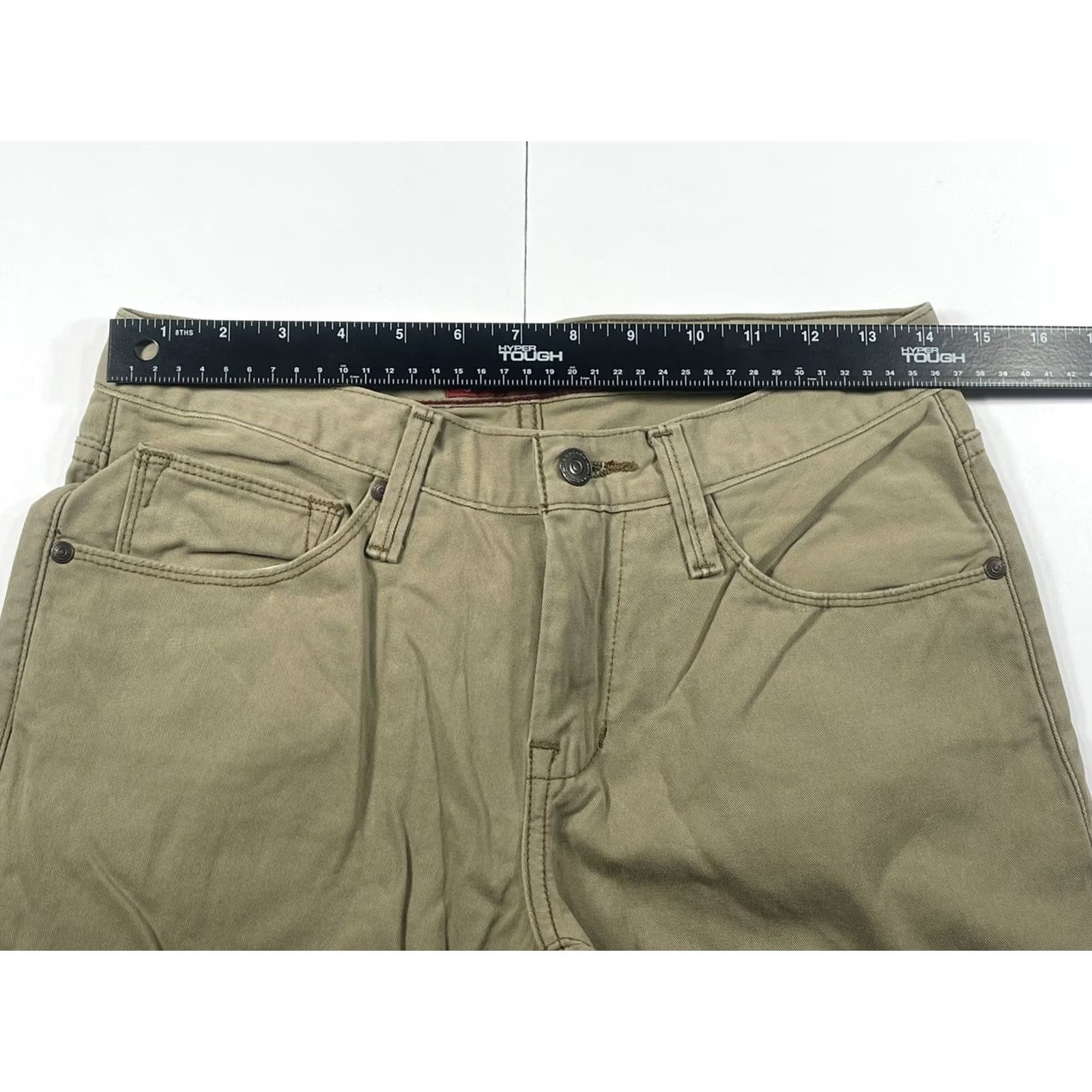 Vintage Arizona Jeans Co. Straight Cut Men’s Beige Cotton Denim Jeans Size 29Wx30L Size US 29 - 2 Thumbnail