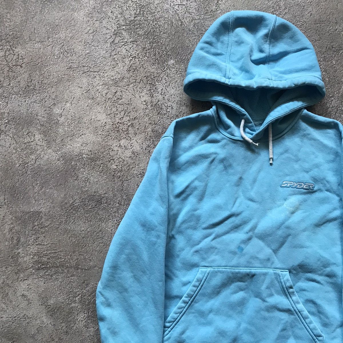 Vintage Vintage Spyder Y2K Hoodie Sun Faded Streetwear Skate Baggy S Size S / US 4 / IT 40 - 4 Thumbnail