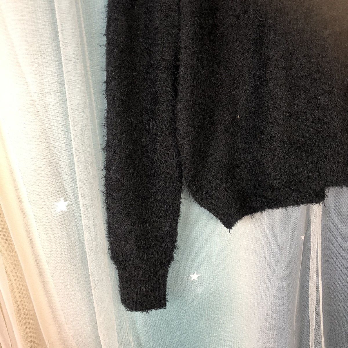 Divided × H&M × Homespun Knitwear Vintage Divided Mohair Knitwear H&M Black #914 Size S / US 4 / IT 40 - 7 Thumbnail