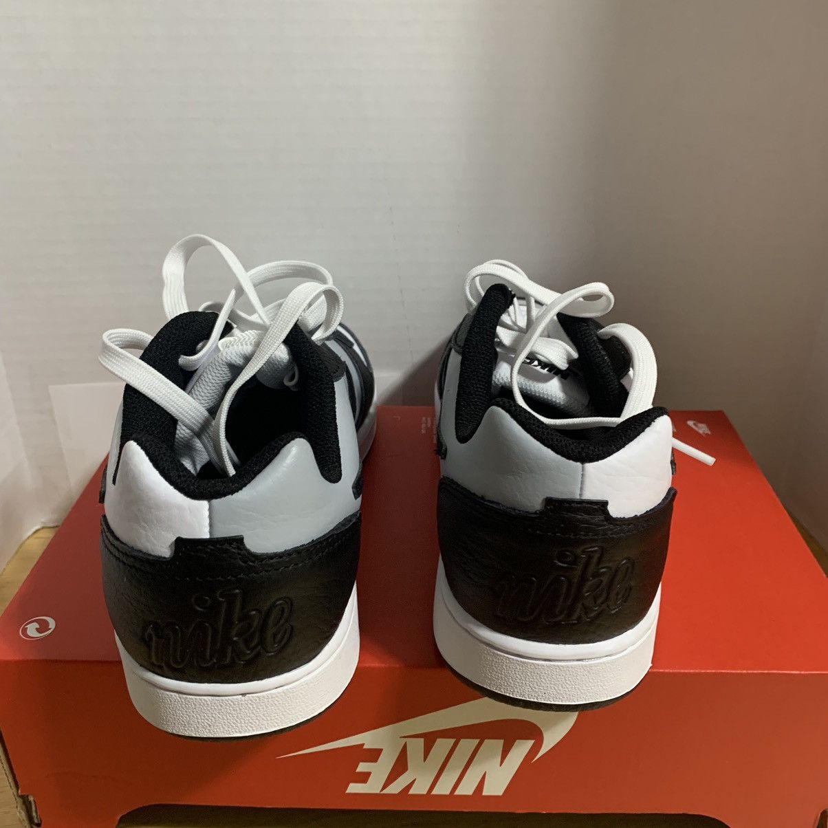 Nike Nike Ebernon Low PREM White Black Grey Men Shoes Sneakers Size US 10 / EU 43 - 4 Thumbnail