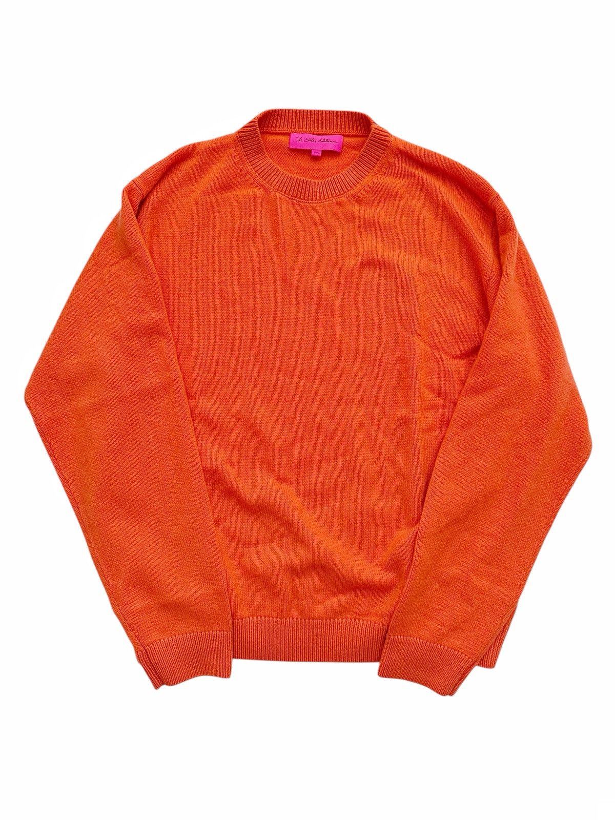 The Elder Statesman $1,050 Elder Statesman Simple Cashmere Crew (Bonfire) Size US XXL / EU 58 / 5 - 1 Thumbnail