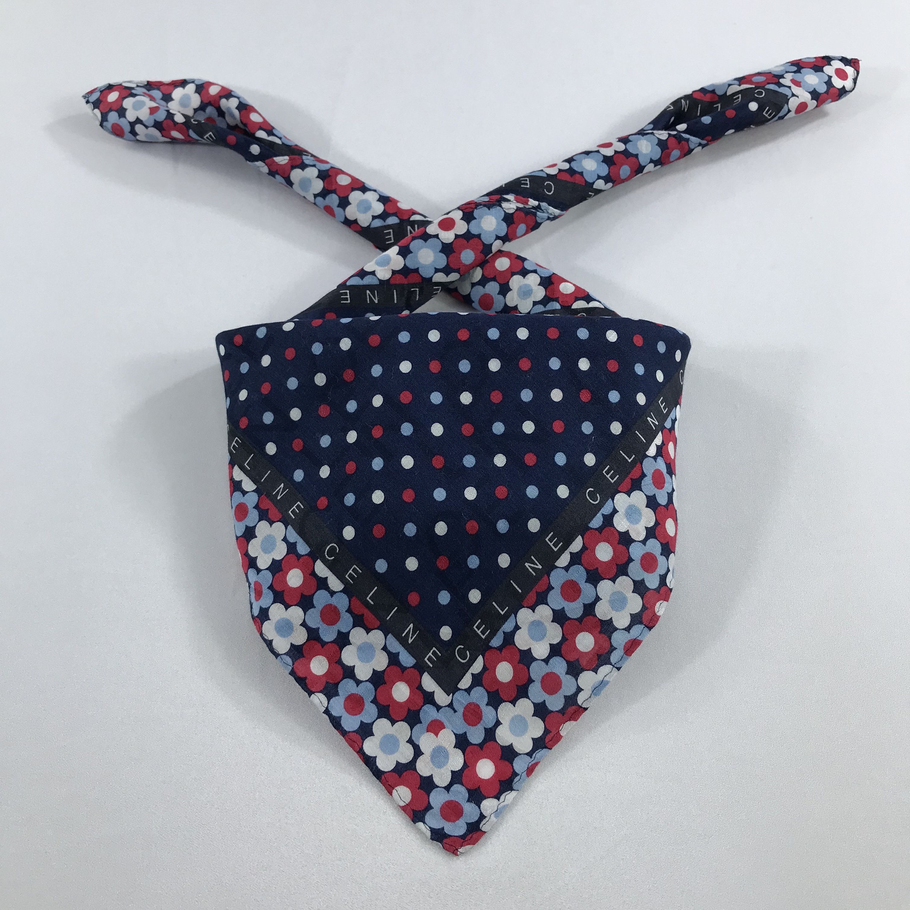 Celine × Vintage Celine Bandana / Handkerchief / Neckerchief - S2094 Size ONE SIZE - 3 Thumbnail