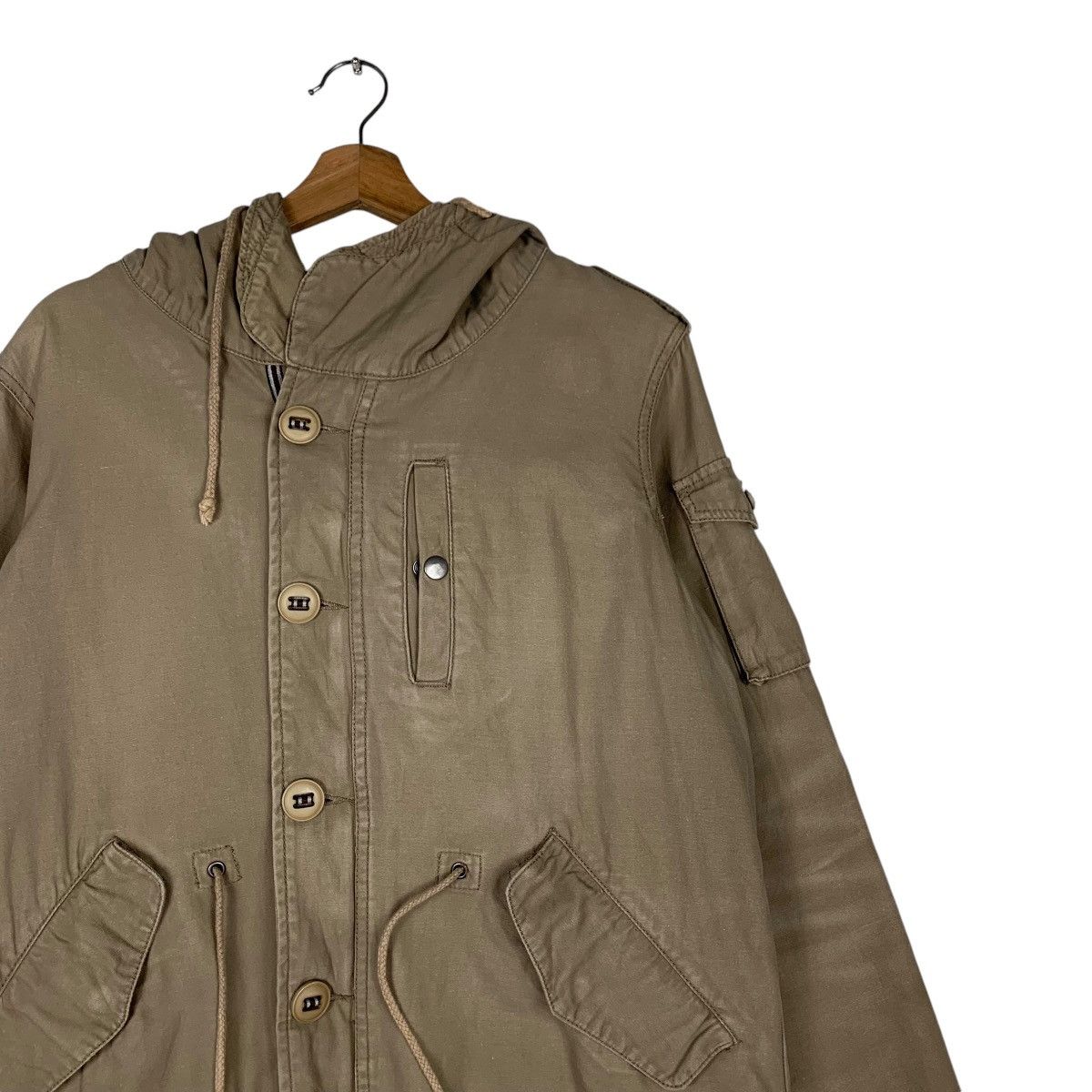 Japanese Brand DOG HOUSE Vintage Wear Hooded Jacket #1305-C59 Size US L / EU 52-54 / 3 - 5 Thumbnail