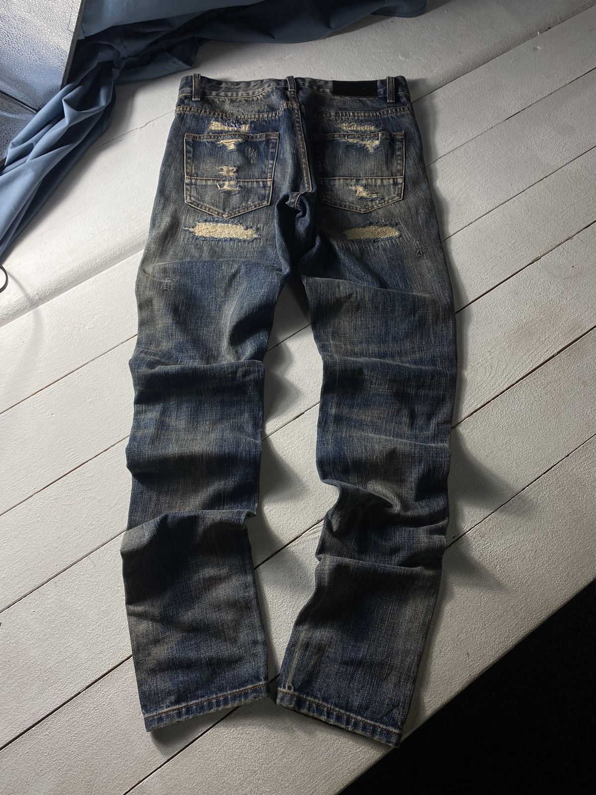 Other 💢RARE DISTRESSED RIPPED AVANT GARDE OPIUM GOTHIC JEANS 30 Size US 30 / EU 46 - 5 Thumbnail