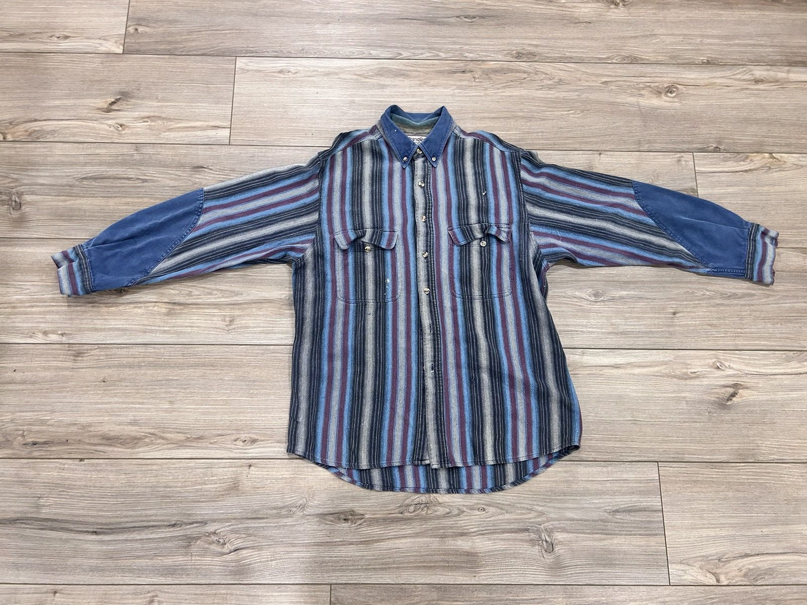 Wrangler Wrangler striped button up Size US L / EU 52-54 / 3 - 1 Thumbnail