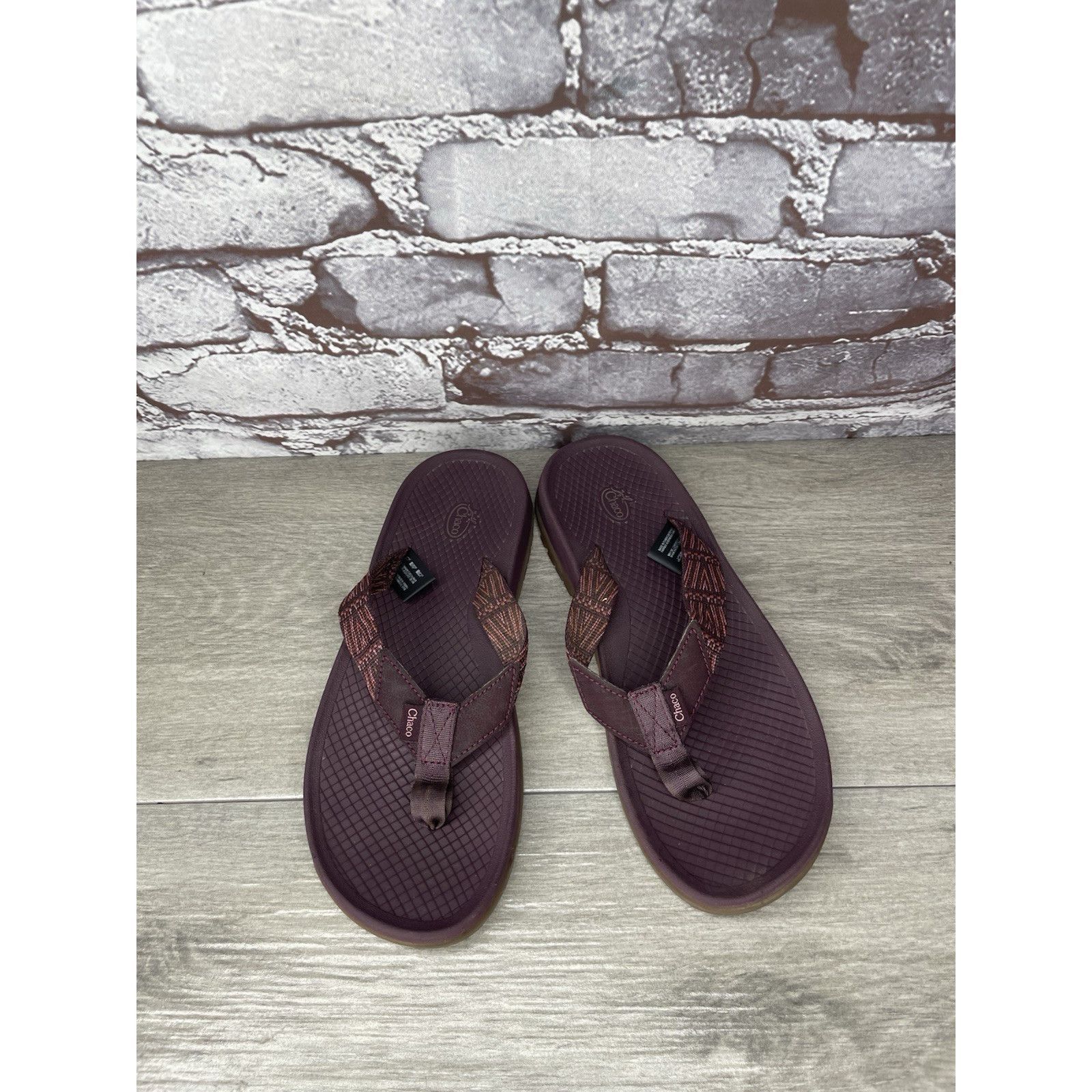 Chaco Chaco Lowdown Purple Polyester FlipFlops Beach Slide Sandals Size US 6 / IT 36 - 3 Thumbnail