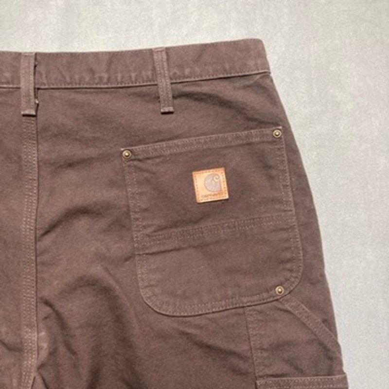 Carhartt Carhartt B136 DKB Mens 38x30 Dark Brown Double Knee Canvas Size US 38 / EU 54 - 7 Thumbnail