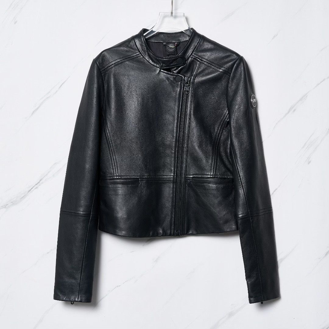 Colmar Colmar Women's Moto Leather Jacket Size S / US 4 / IT 40 - 1 Thumbnail