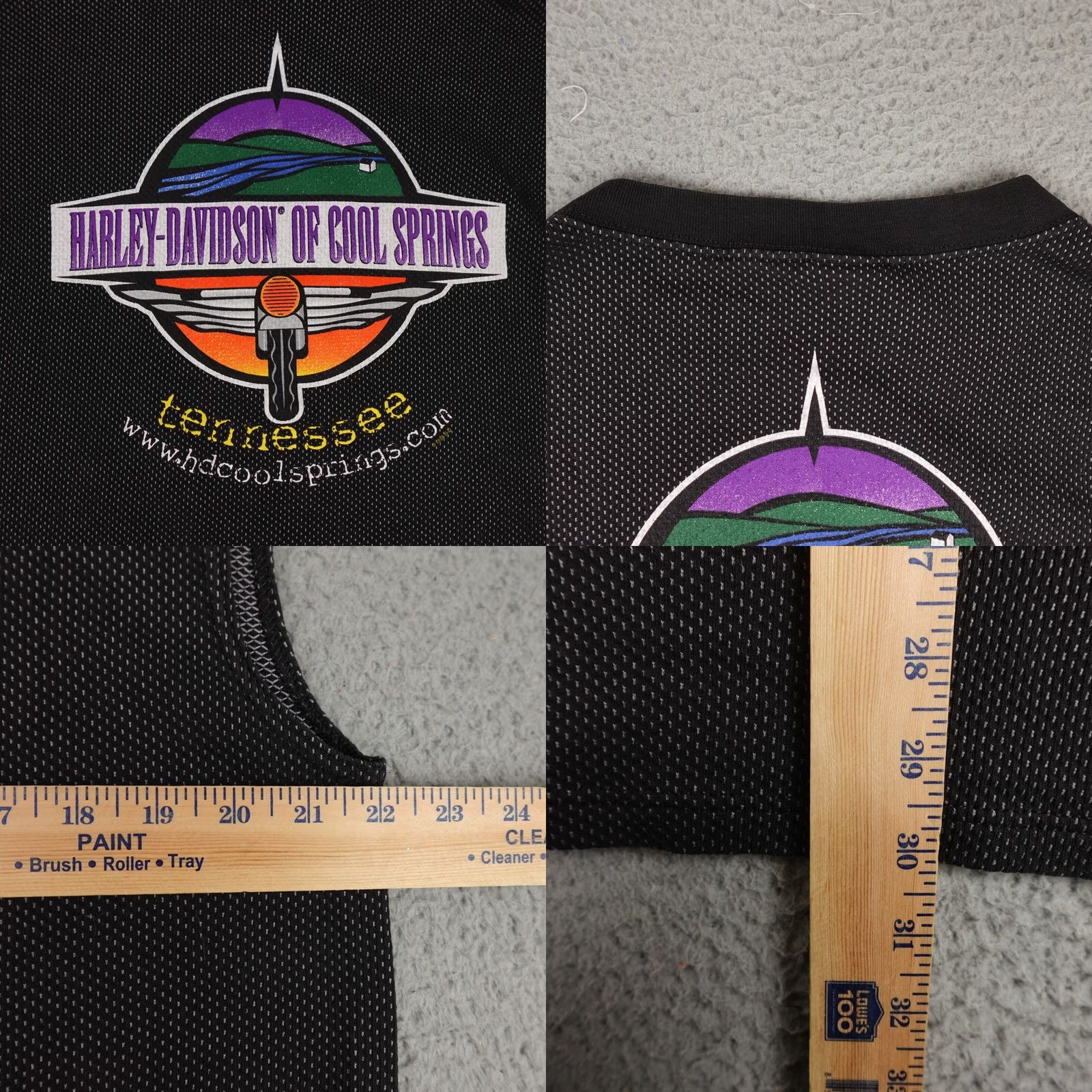 Harley Davidson VINTAGE Harley-Davidson Jersey Mens XL Black Sleeveless Y2K Grunge Bike Size US XL / EU 56 / 4 - 8 Thumbnail