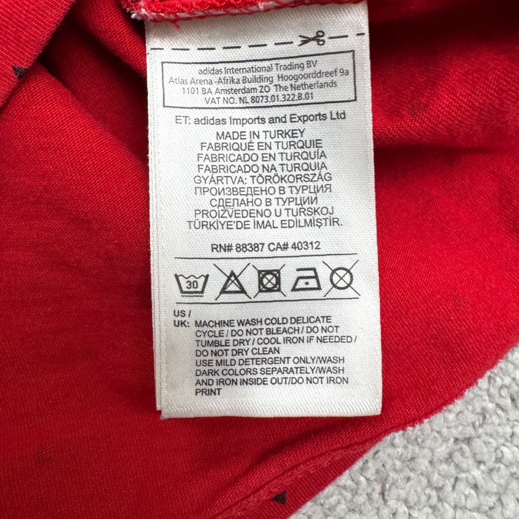 Adidas VINTAGE Adidas Graphic T-Shirt Mens Medium Red Watermelon Streetwear Casual Summer 90s Mens Size US M / EU 48-50 / 2 - 7 Thumbnail