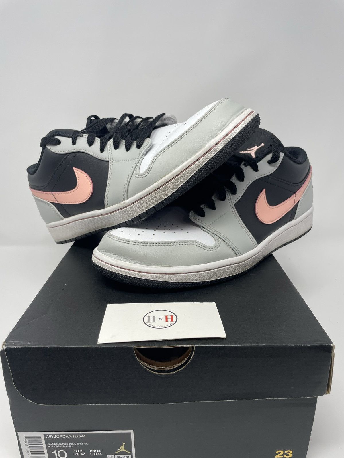 Air Jordan Low Grey Fog Bleached Coral