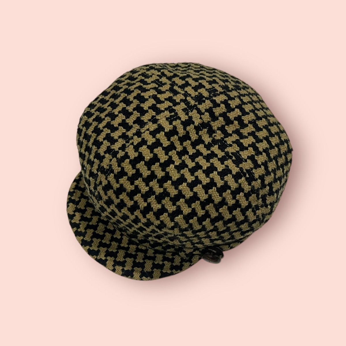 Japanese Brand × Vintage VINTAGE 2OZ DOGBONE WOVEN GATSBY BAKER BOY NEWSBOY HAT Size ONE SIZE - 4 Thumbnail