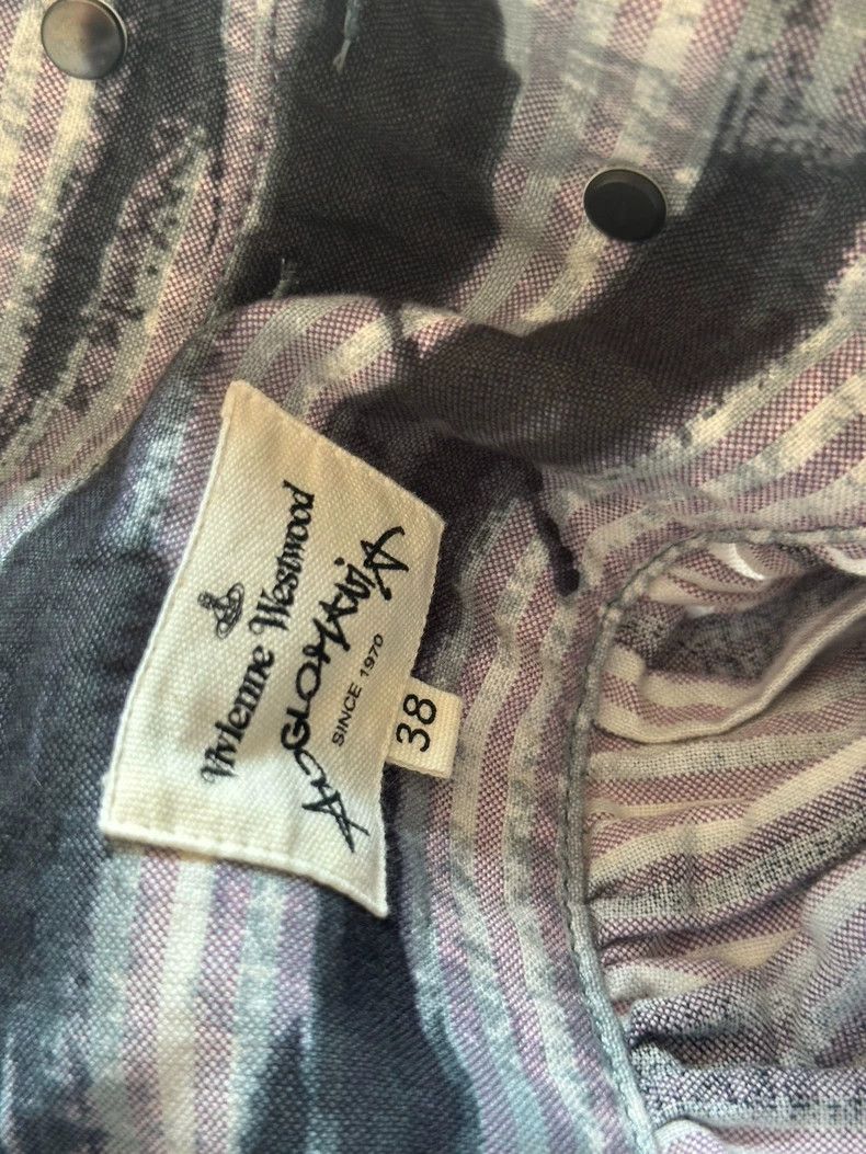 Vivienne Westwood Vivienne Westwood Ink stripe sea buckthorn back dress Size 25" / US 0 / IT 36 - 5 Thumbnail