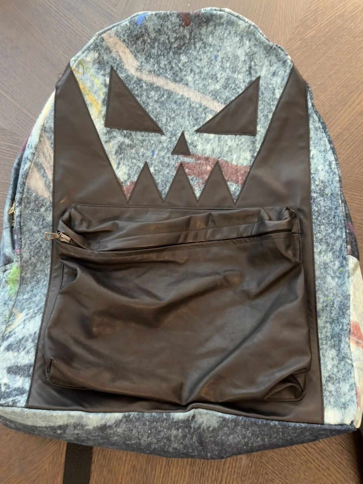 Asspizza Leather pumpkin face Asspizza 2025 backpack Size ONE SIZE - 1 Thumbnail