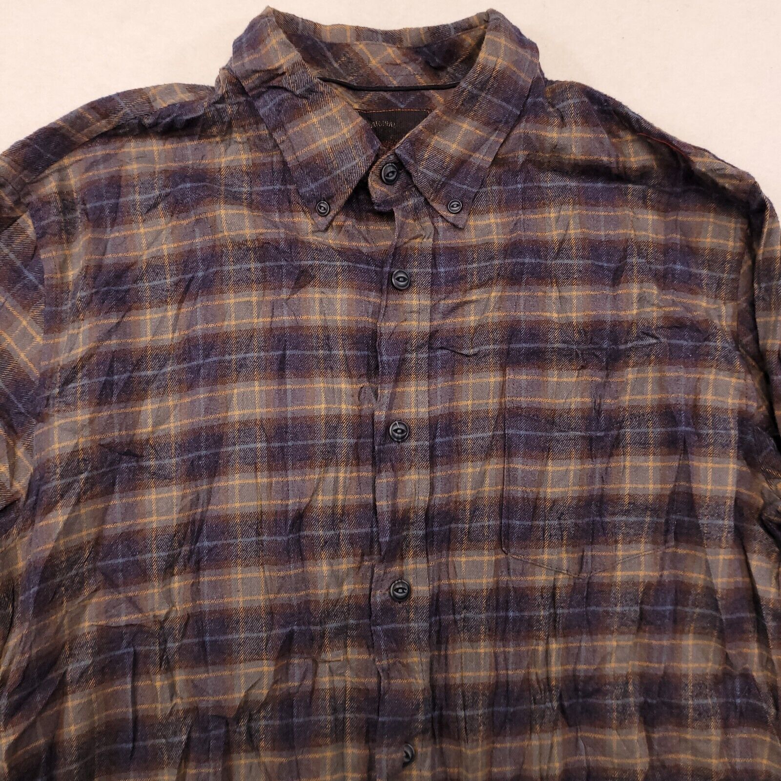 Weatherproof Weatherproof Tartan Flannel Shirt Mens Size L Blue Yellow Size US L / EU 52-54 / 3 - 1 Thumbnail