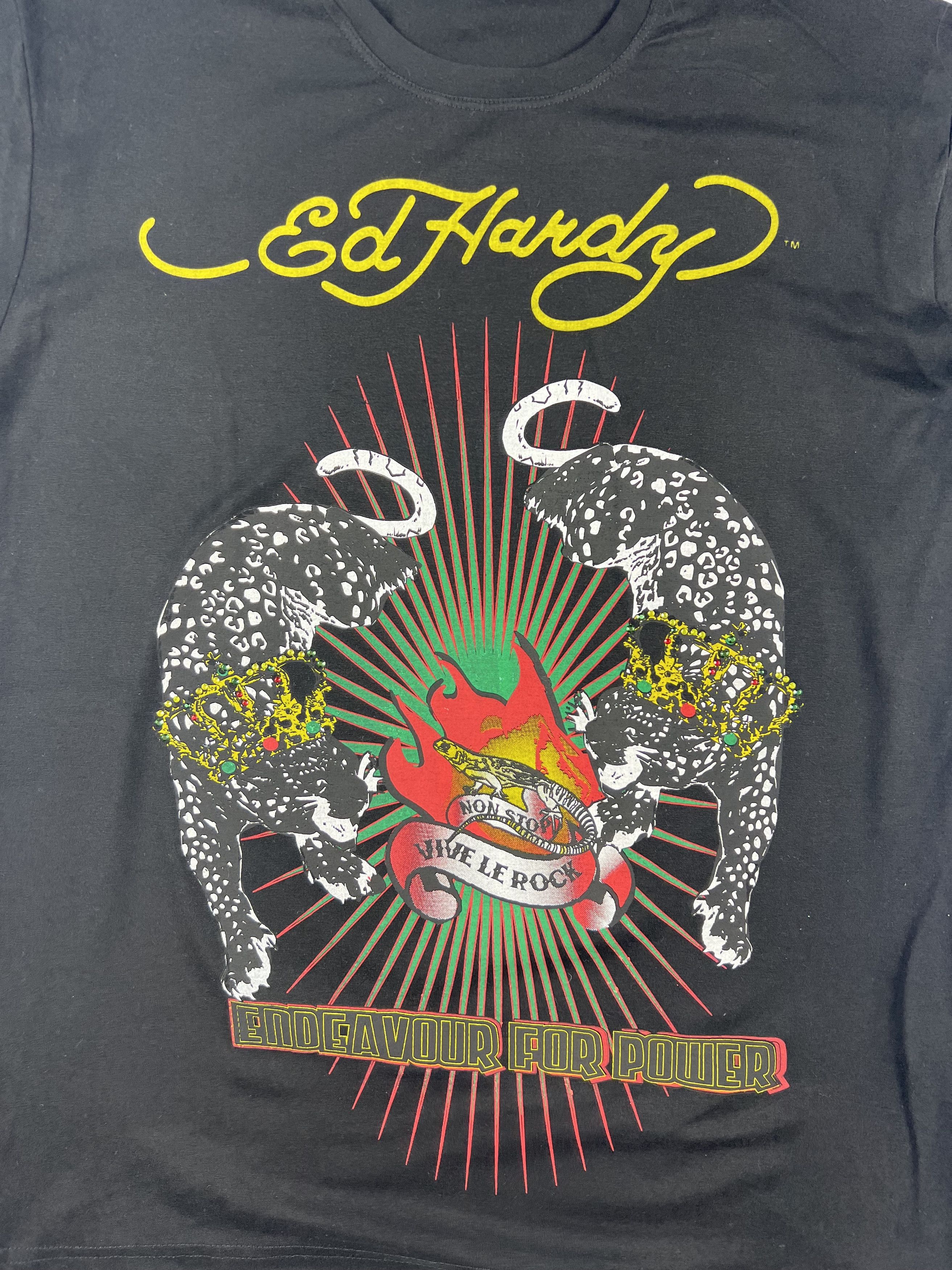 Ed Hardy × Vintage Vintage Ed Hardy T-shirt Size US S / EU 44-46 / 1 - 4 Thumbnail