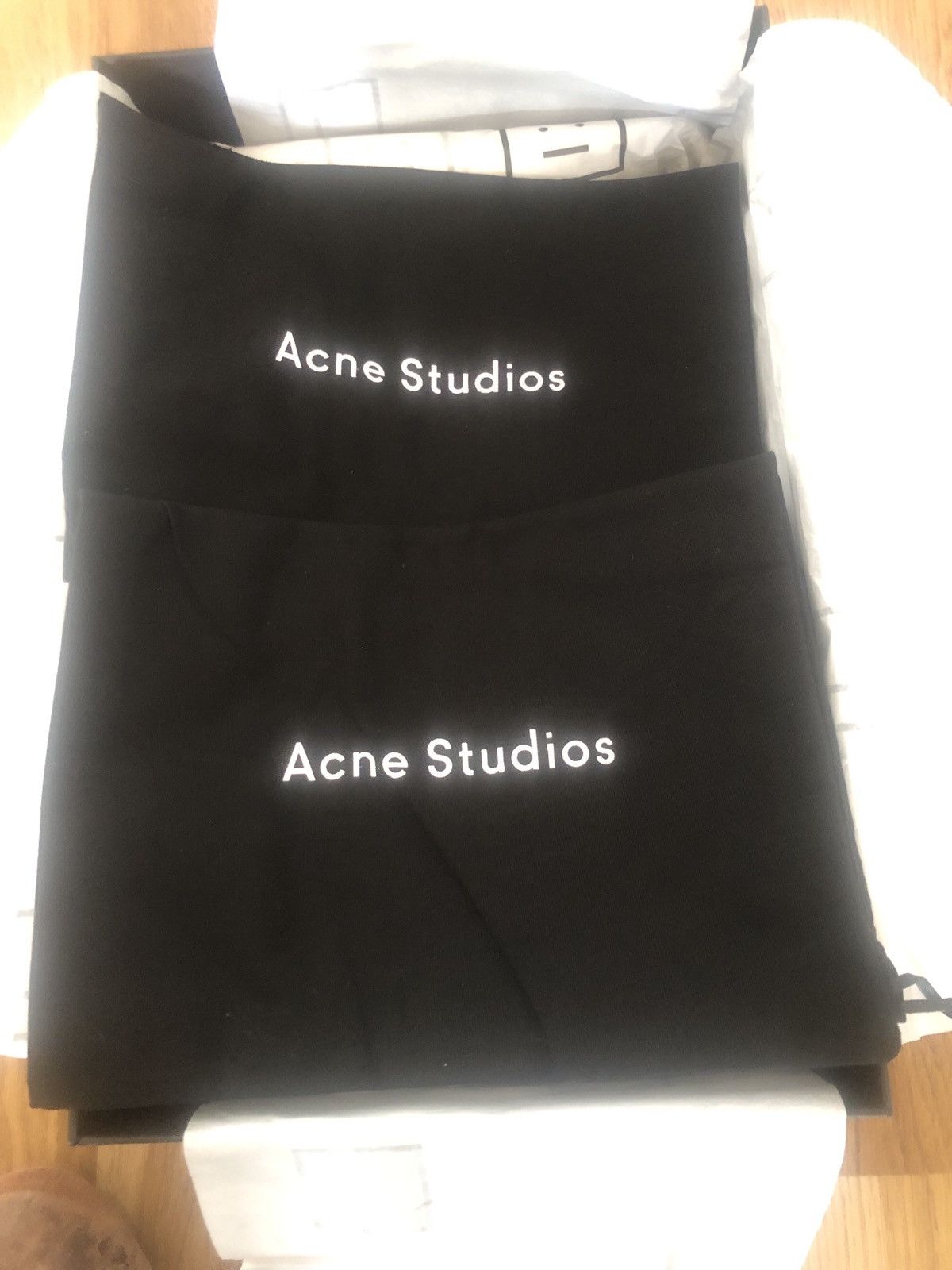Acne Studios Acne, Black, Lace up sneakers Size US 7.5 / EU 40-41 - 4 Thumbnail