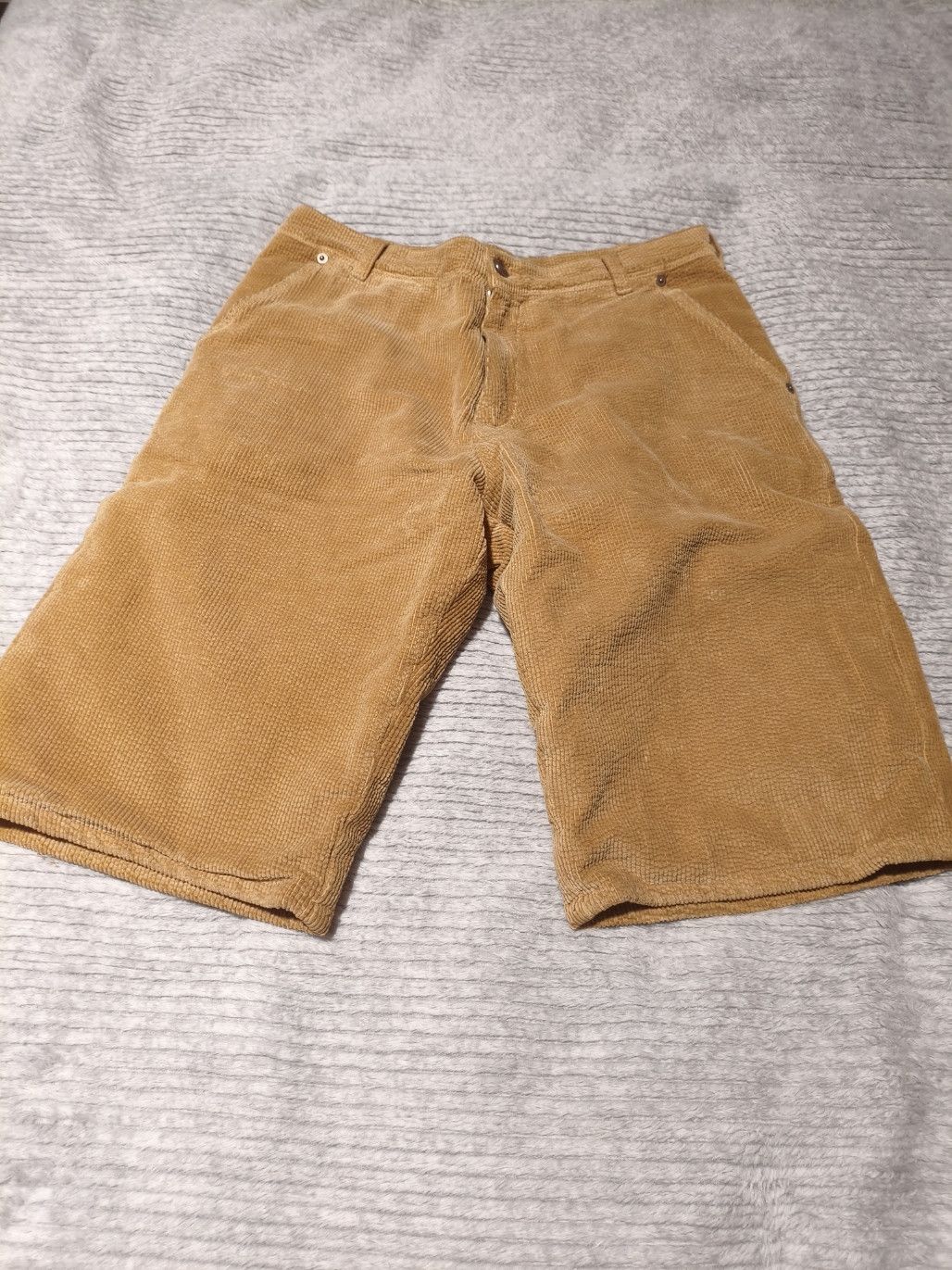 ERL ERL Corduroy Beige Shorts Size US 32 / EU 48 - 1 Thumbnail