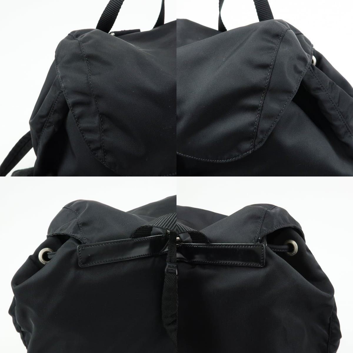 Prada Prada Vela Backpack Nylon Black Size ONE SIZE - 6 Thumbnail