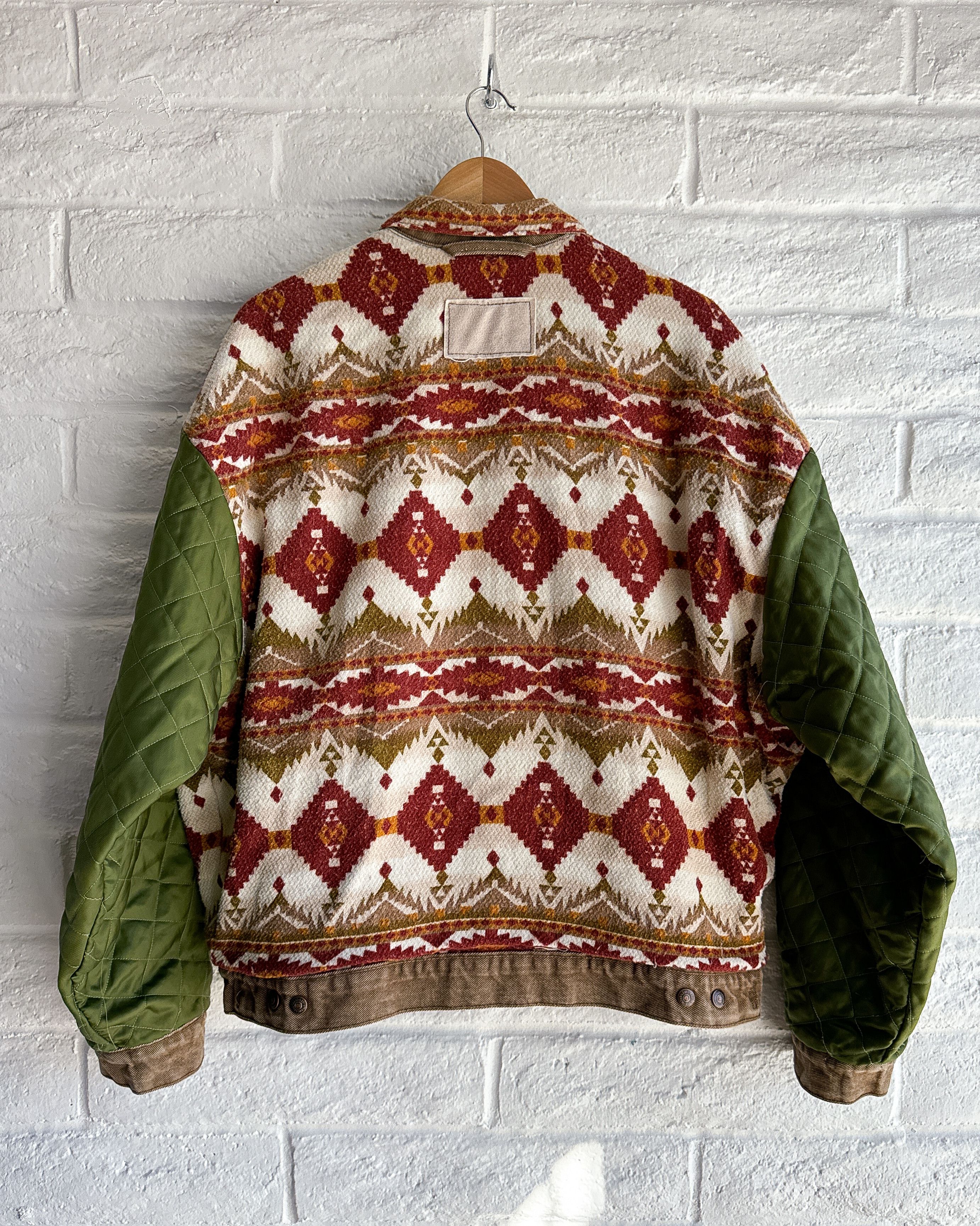 Levi's Vintage Levis Reversible Trucker Jacket Native Blanket Lined Size US L / EU 52-54 / 3 - 2 Thumbnail