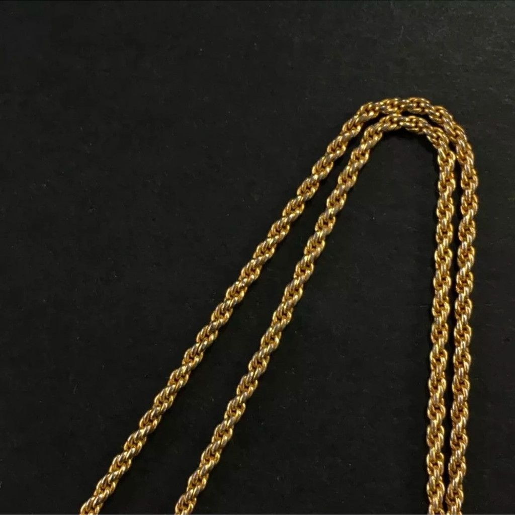 Dior Vintage Dior CD logo crystal rhinestones necklace Size ONE SIZE - 7 Thumbnail