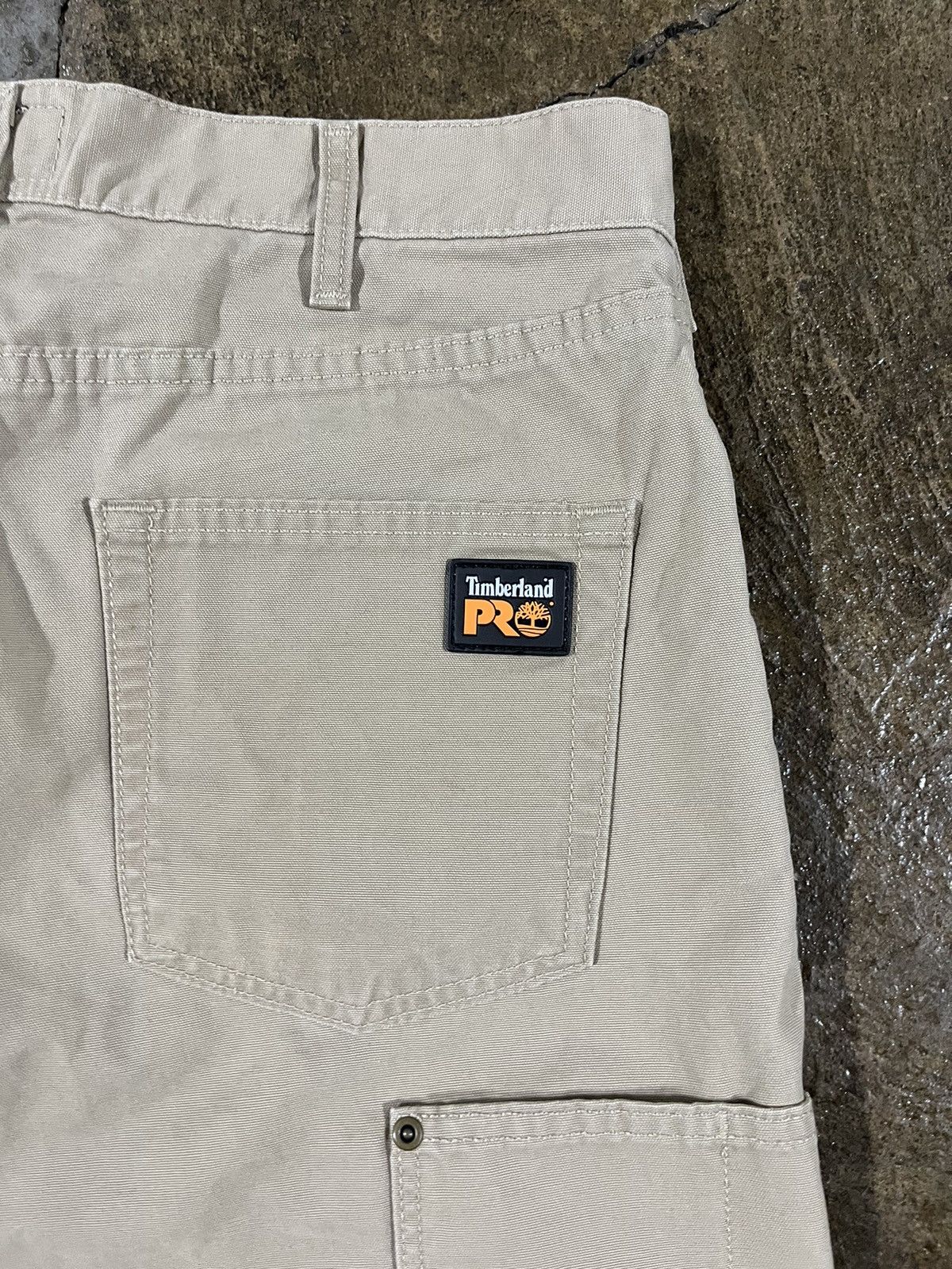 Carhartt × Timberland × Vintage Crazy Timberland Workwear Carpenter Shorts Carhartt Style Size US 34 / EU 50 - 4 Thumbnail