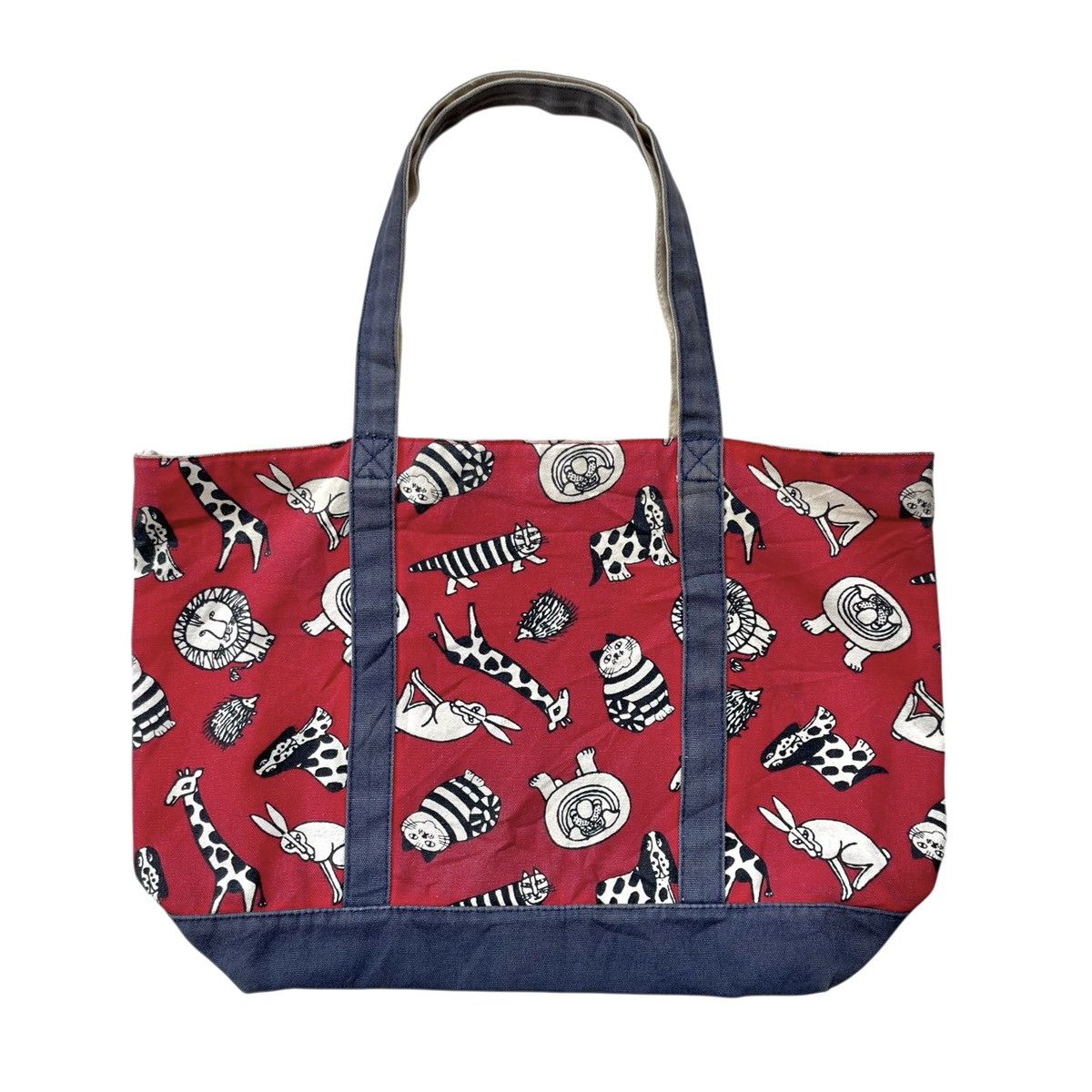 Uniqlo Uniqlo Japan X Lisa Larson Artist Canvas Tote Bag Size ONE SIZE - 3 Thumbnail
