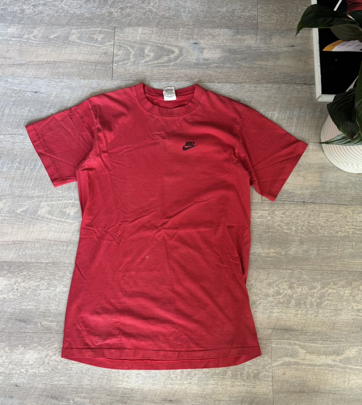 Vintage Vintage Nike 90s Single stitch “Air” shirt Size US M / EU 48-50 / 2 - 2 Thumbnail