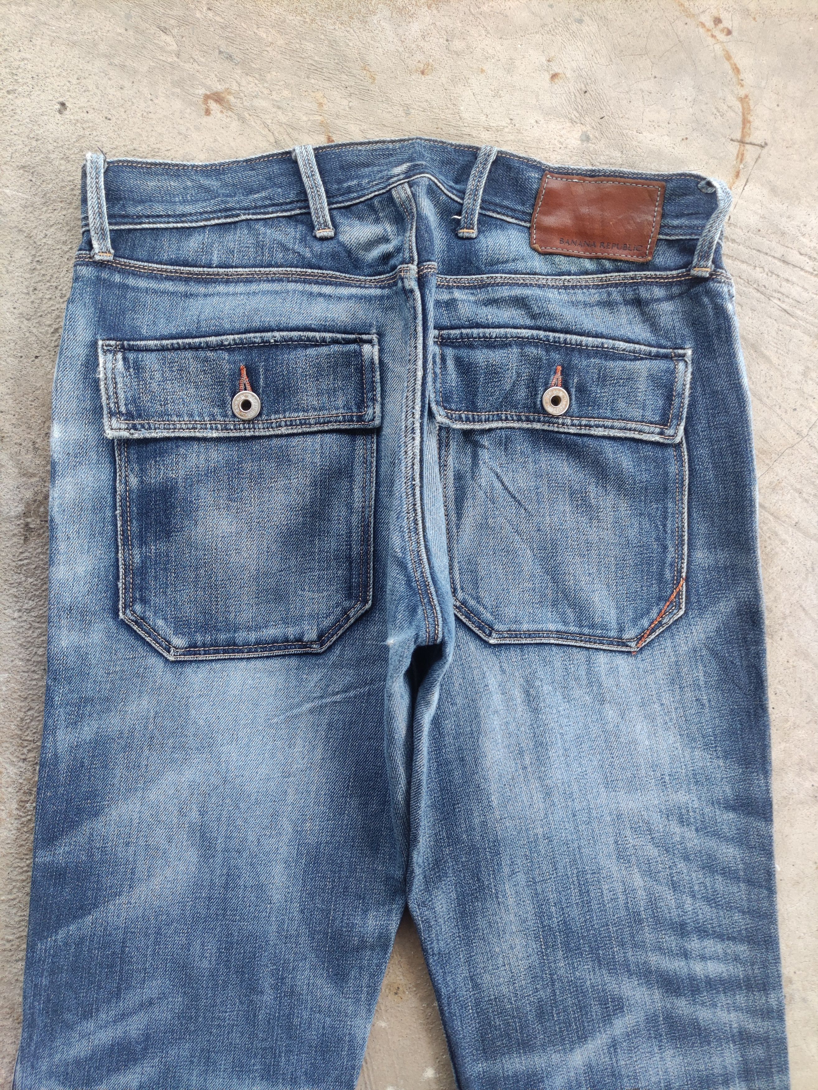 Banana Republic Vintage Banana Republic Denim Distressed Faded Denim Size US 30 / EU 46 - 10 Thumbnail