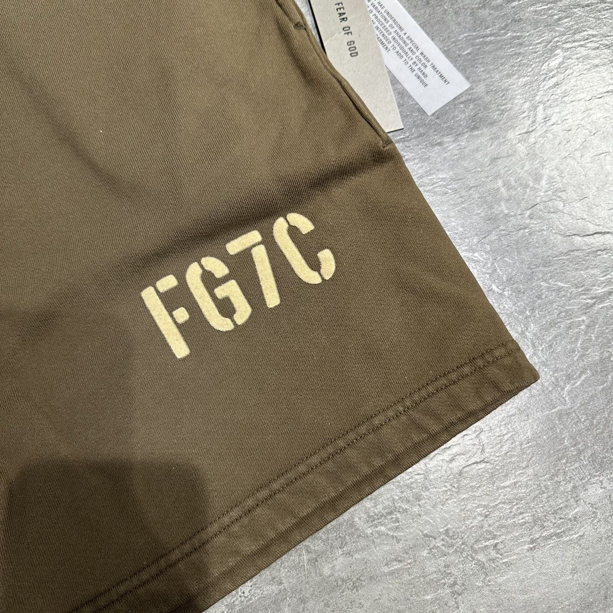 Fear of God Fear of God 7th FG7C Sweatshort - Vintage Mocha Size US 32 / EU 48 - 3 Thumbnail