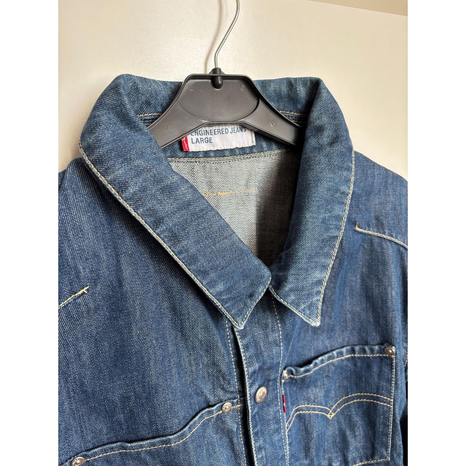 Levi's × Levi's Vintage Clothing × Vintage Levi's Engineered Jeans Red Tab Jacket Large Y2K Vintage Size US L / EU 52-54 / 3 - 3 Thumbnail